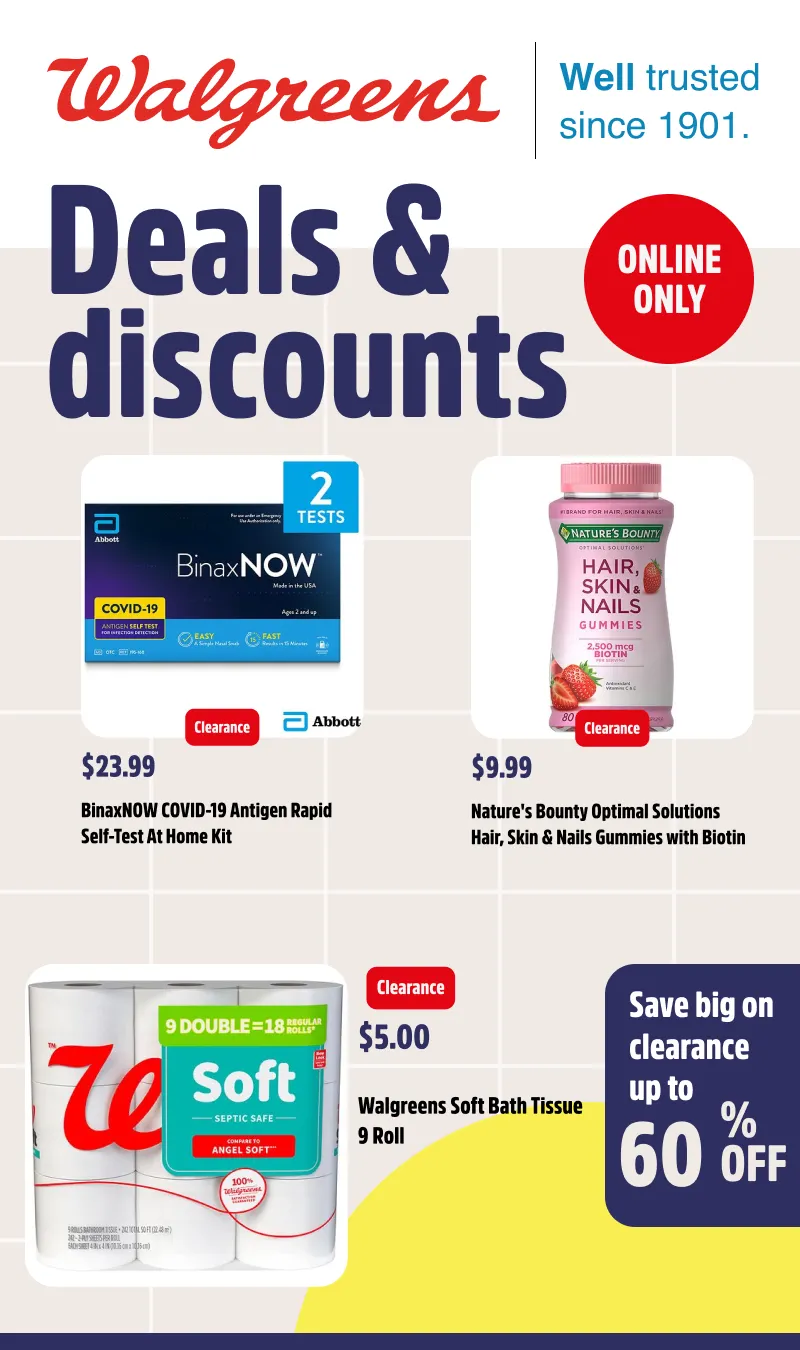 Weekly promotion Walgreens SALES spanning from May 4 to May 18 2026 - Page  for Catalogue 365