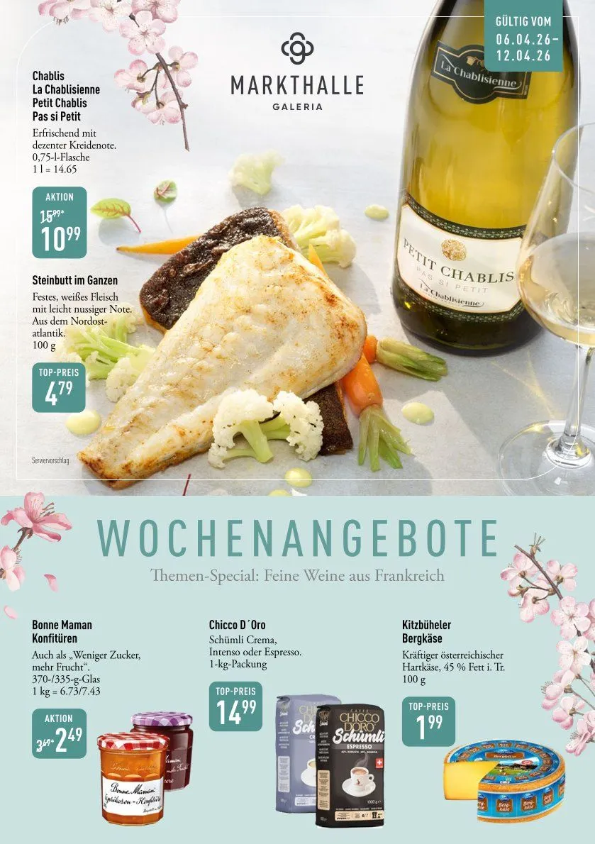 Galeria Markthalle Prospekte von 6. April bis 12. April 2026 - Prospekt seite 1