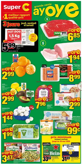 Super C Sales from April 23 to April 29 2026 - flyer page 