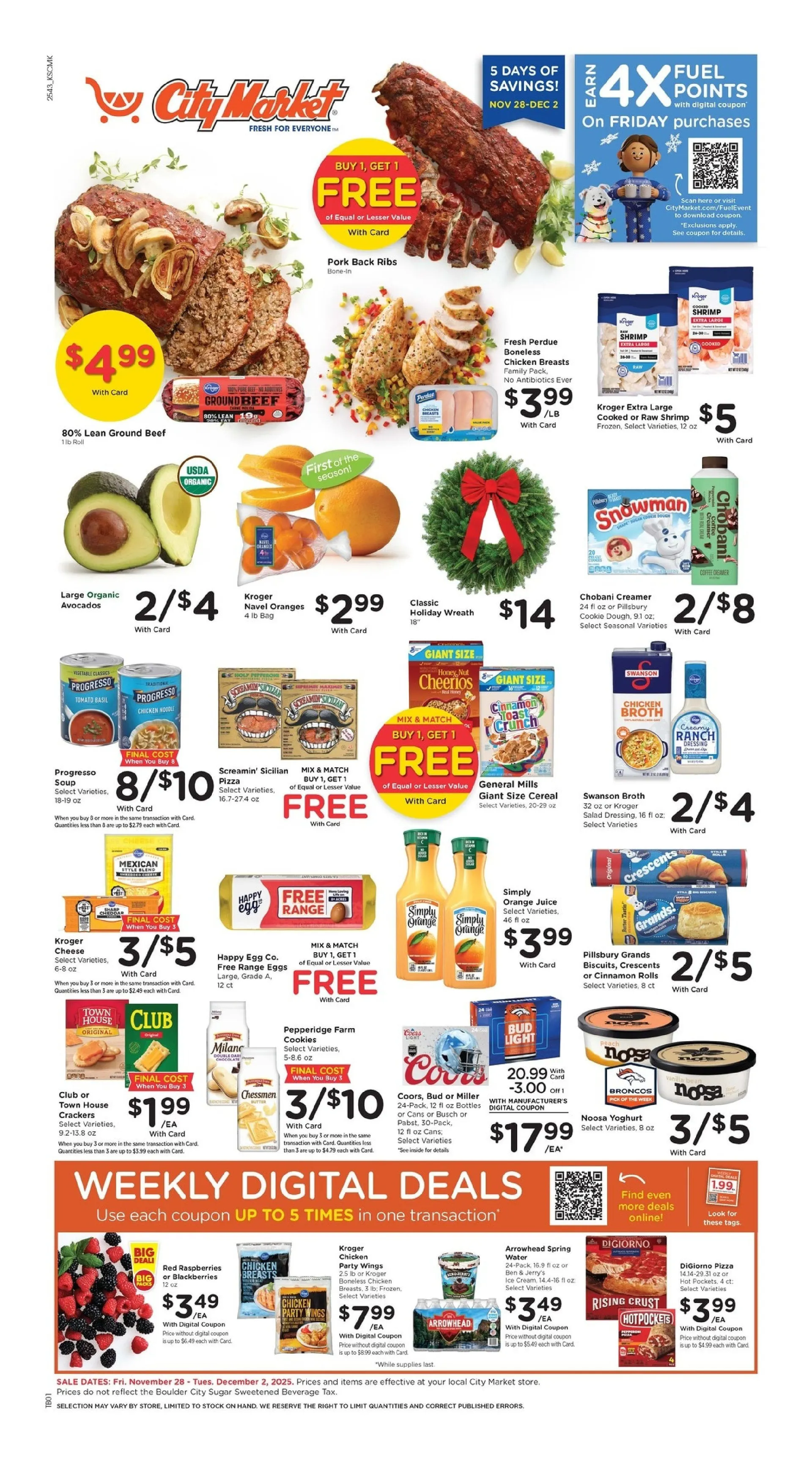 Weekly ad City Market Sales from November 28 to December 2 2025 - Page 