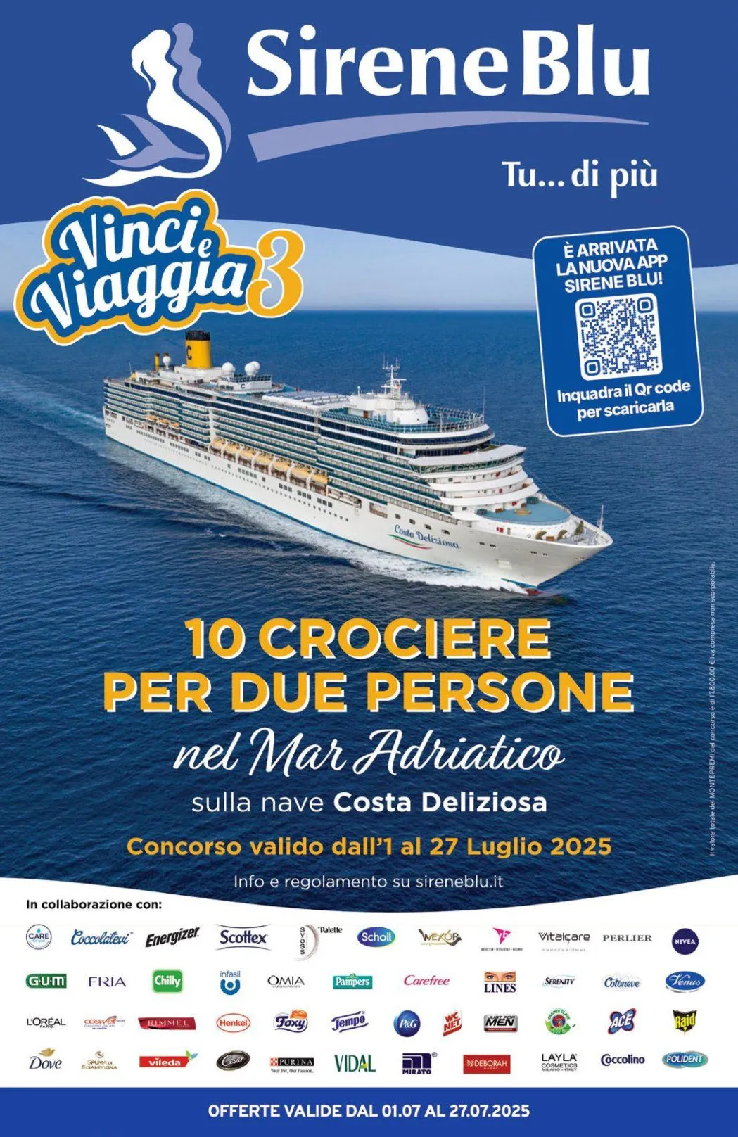Sirene Blu Volantino da 1 luglio a 27 giugno di 2025 - Pagina del volantino 1