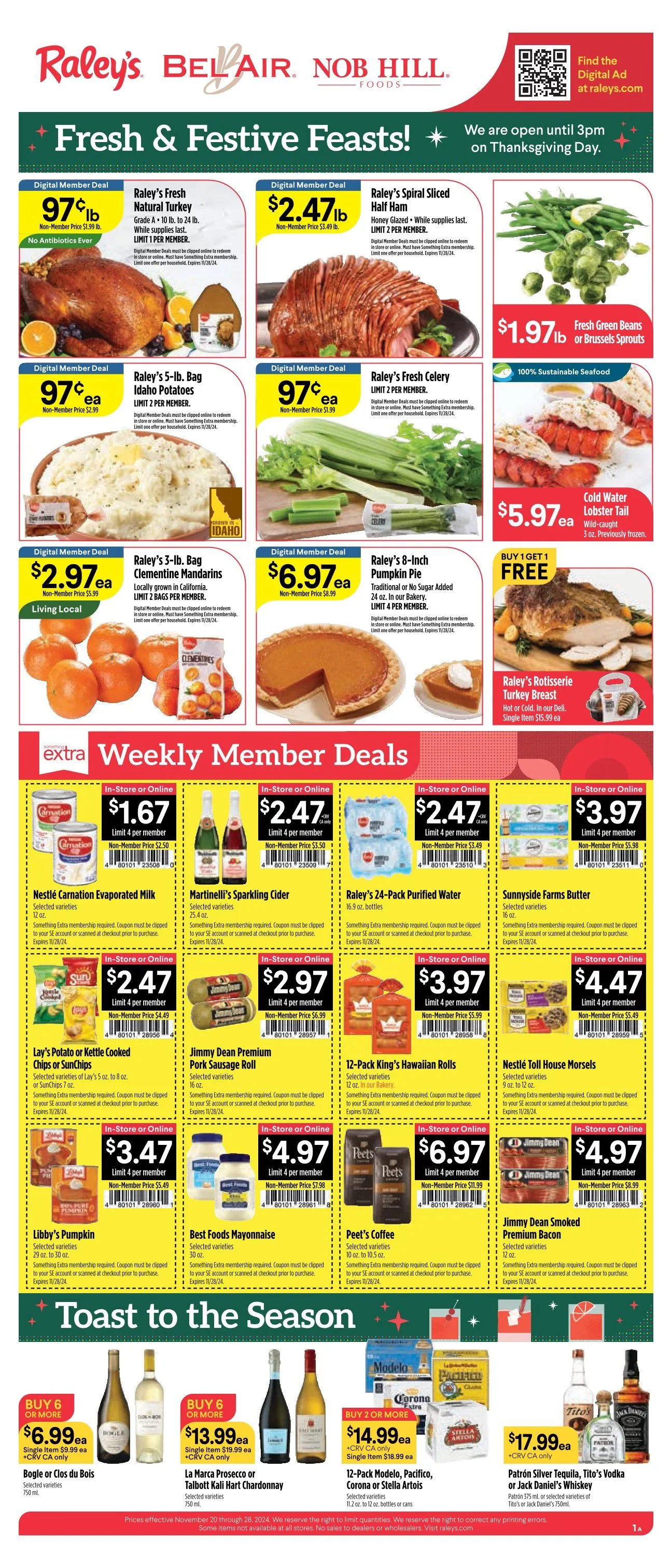 Weekly ad Raley's Deals from November 21 to November 28 2024 - Page 