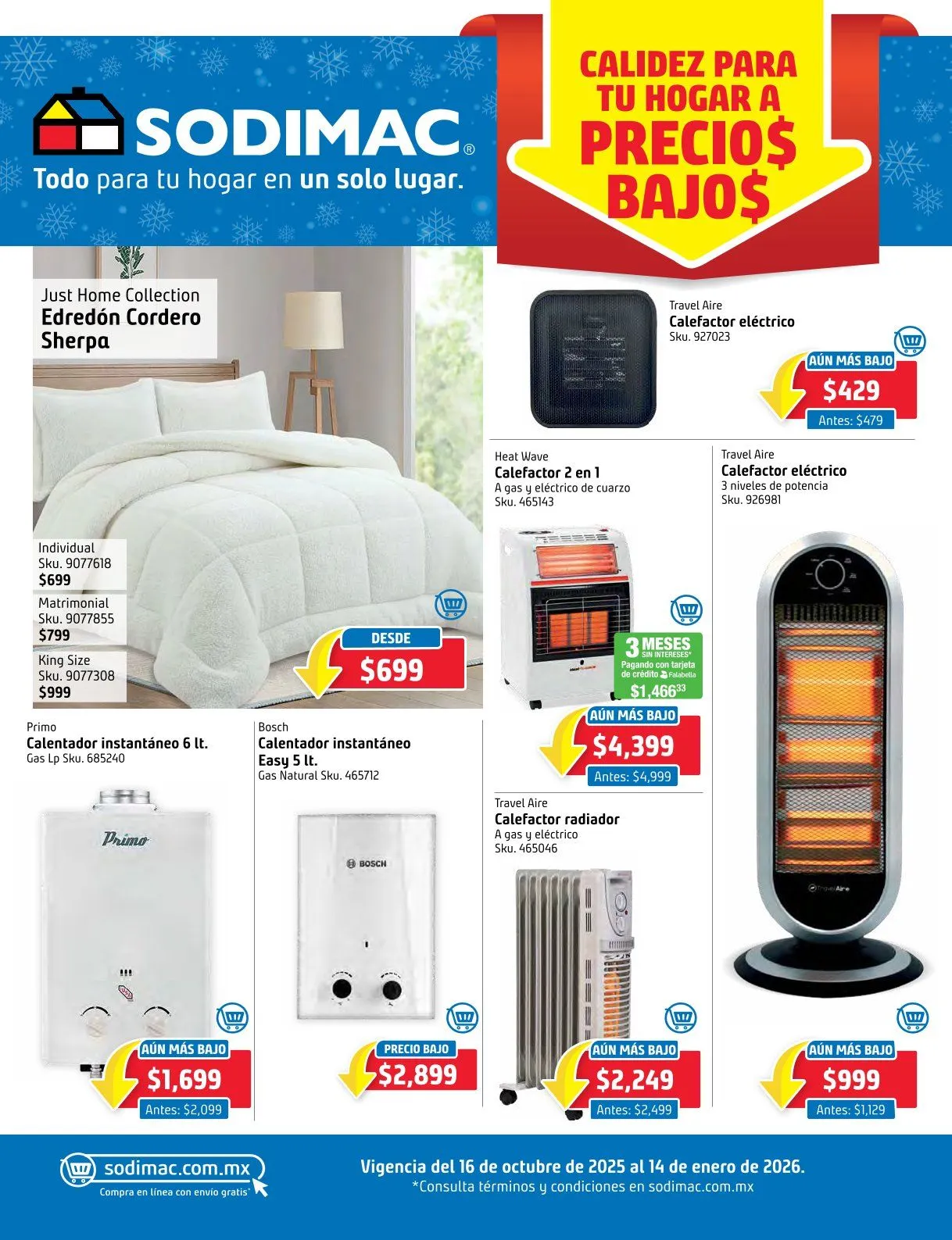 Catálogo de  Sodimac Ofertas 16 de octubre al 14 de enero 2026 - Pagina 