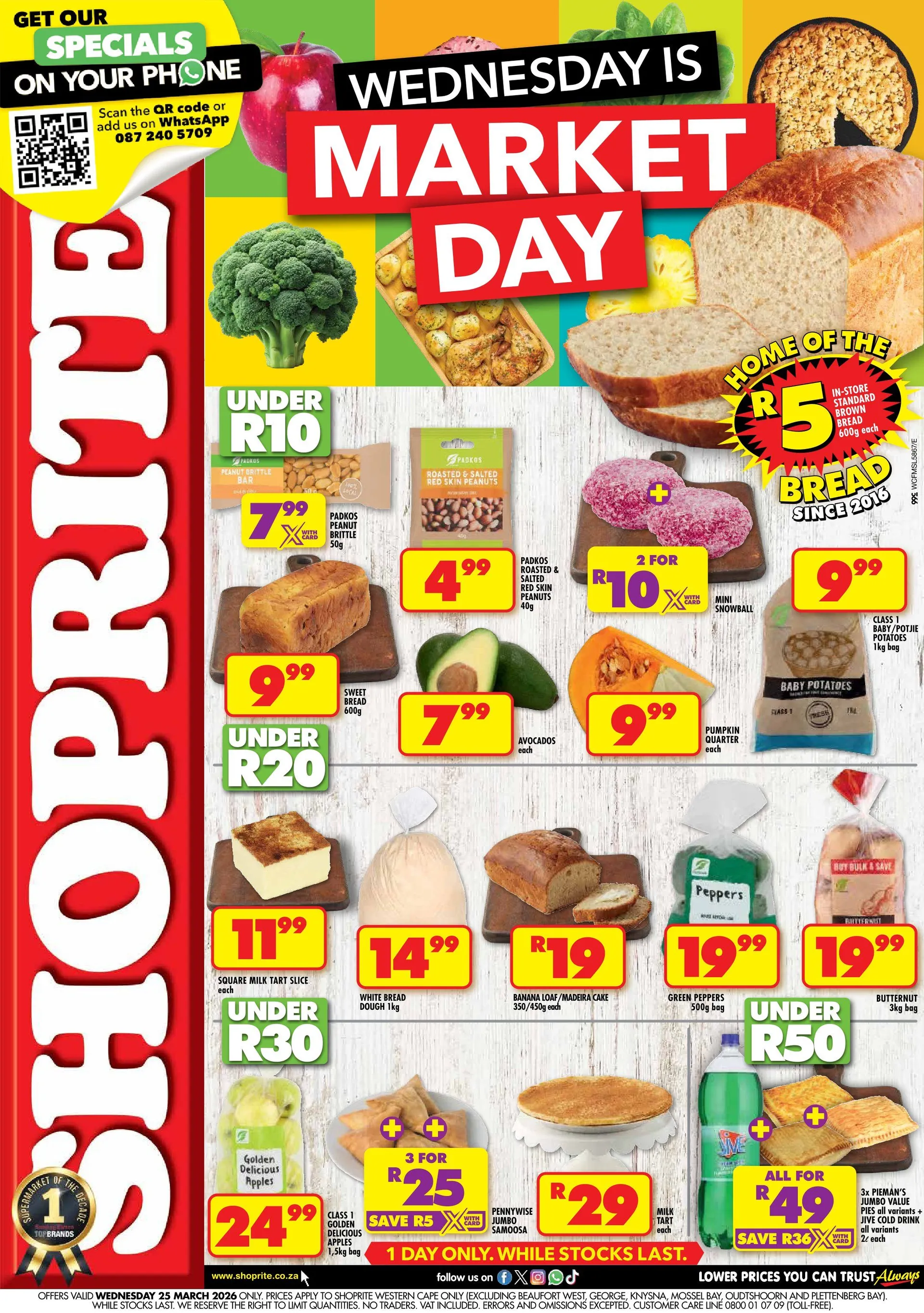  Shoprite Sales from 25 March to 25 March 2026 - Catalogue Page 1