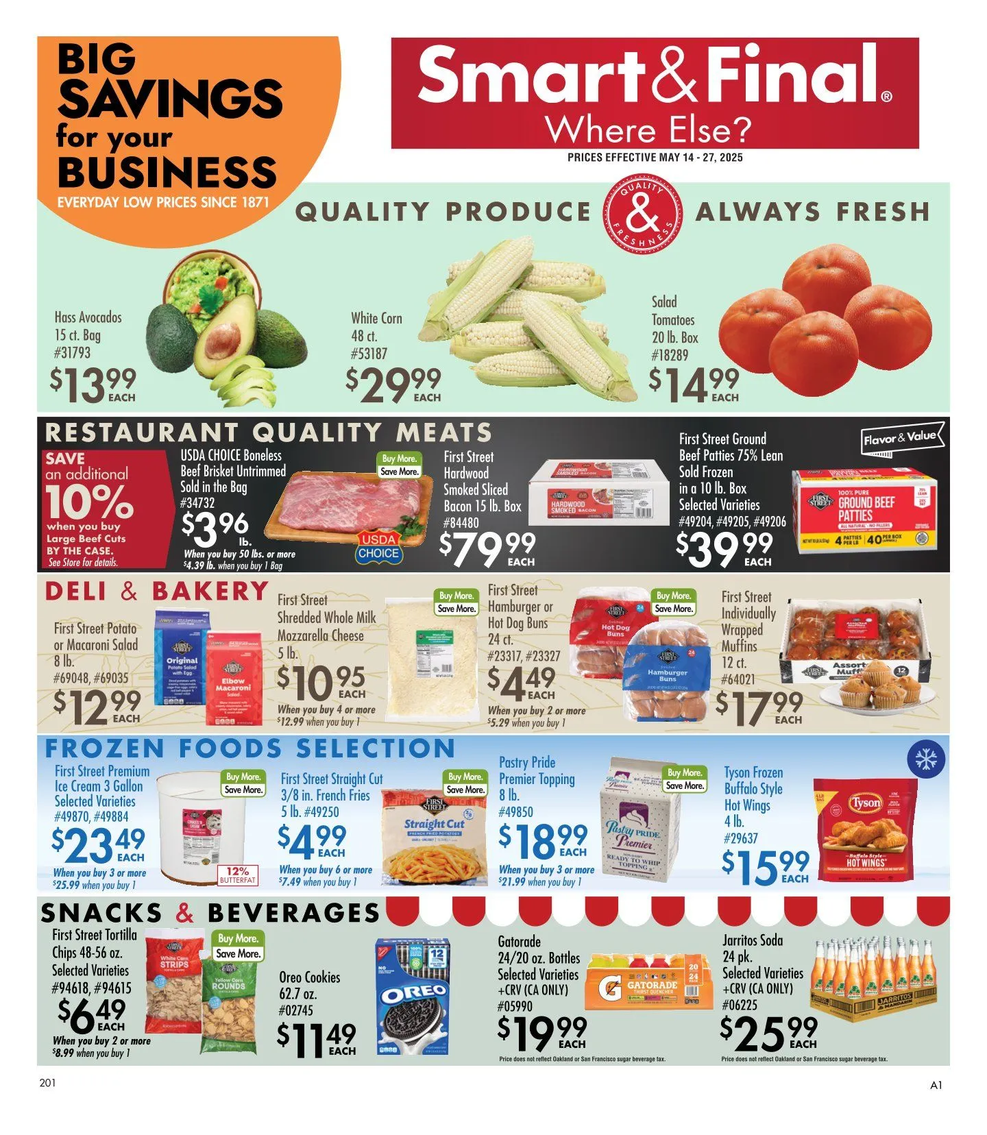 Weekly ad Smart and Final Sales from May 14 to May 27 2025 - Page 1