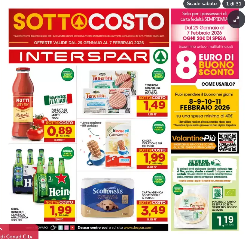 Volantini Interspar da 29 gennaio a 7 febbraio di 2026 - Pagina del volantino 