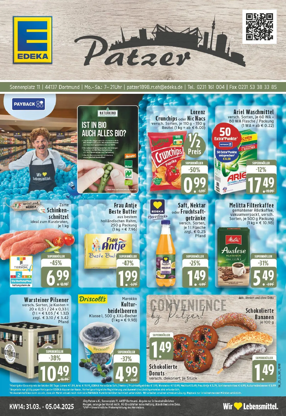 Edeka Prospekt von 31. März bis 5. April 2025 - Prospekt seite 1