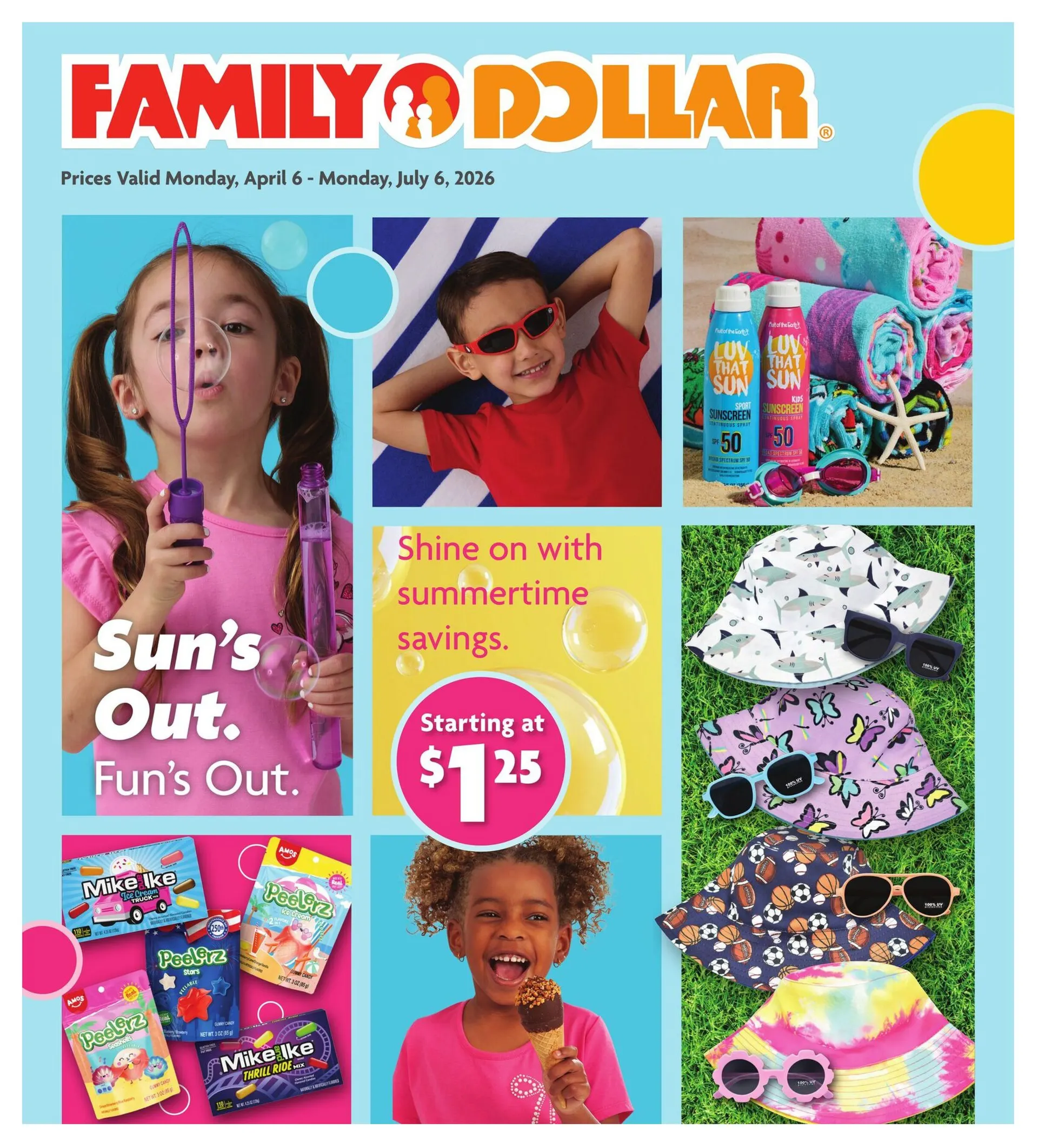 Weekly ad Family Dollar Sales from April 6 to July 6 2026 - Page 1