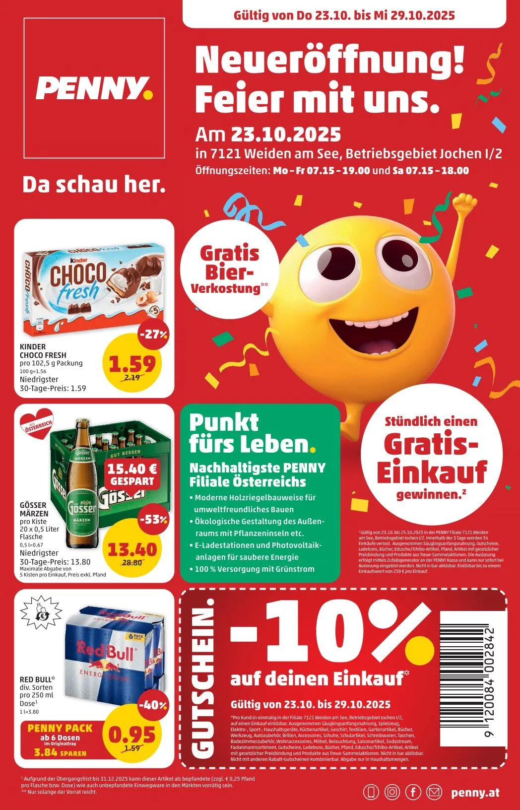 Penny Prospekte von 23. Oktober bis 29. Oktober 2025 - Flugblätt seite  