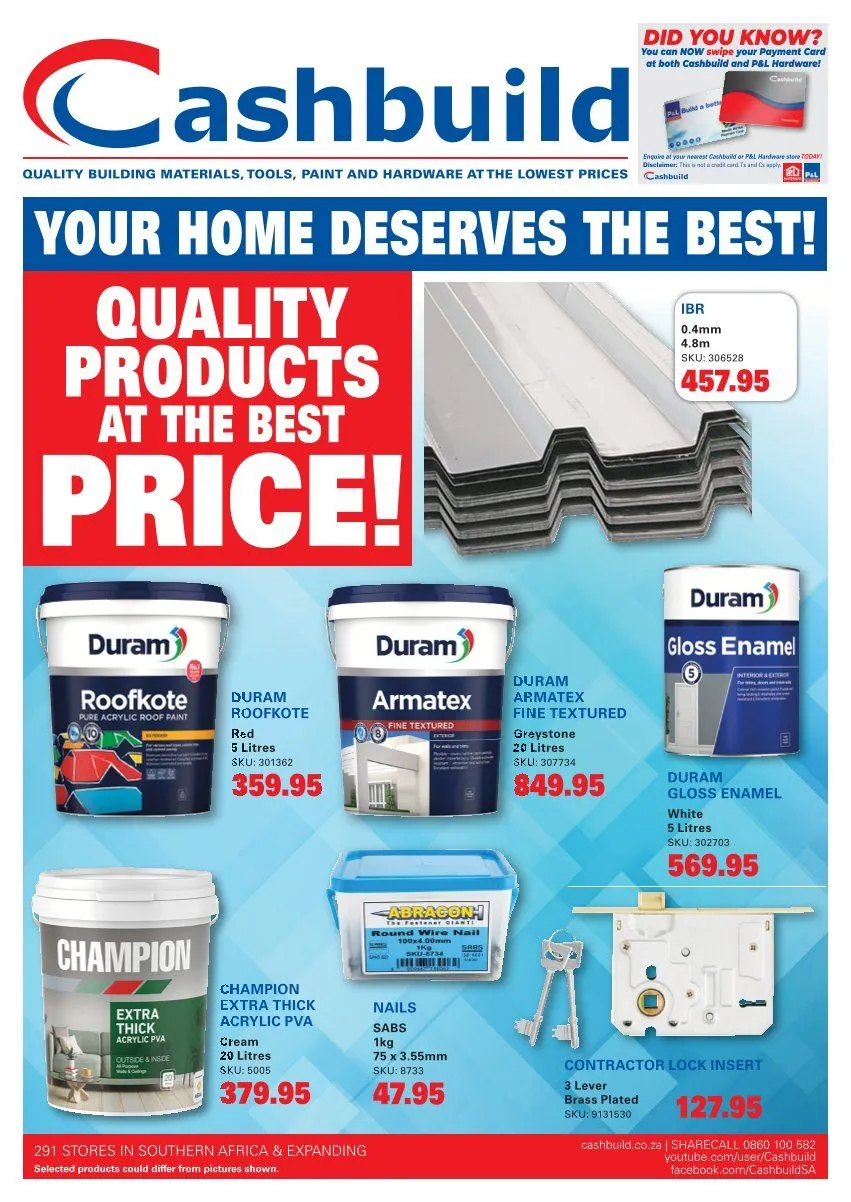 Cashbuild Sales from 20 April to 24 May 2026 - Catalogue Page 