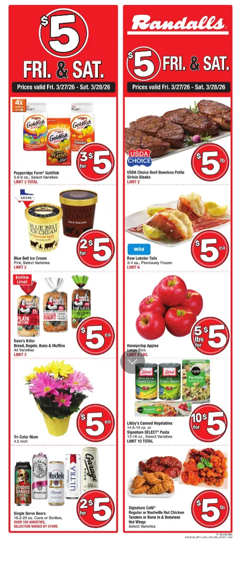 Weekly ad Randalls Sales from March 25 to March 31 2026 - Page