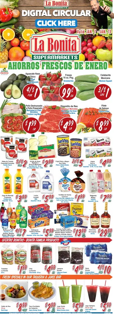 Weekly ad La Bonita Supermarkets Sales from January 7 to January 13 2026 - Page 