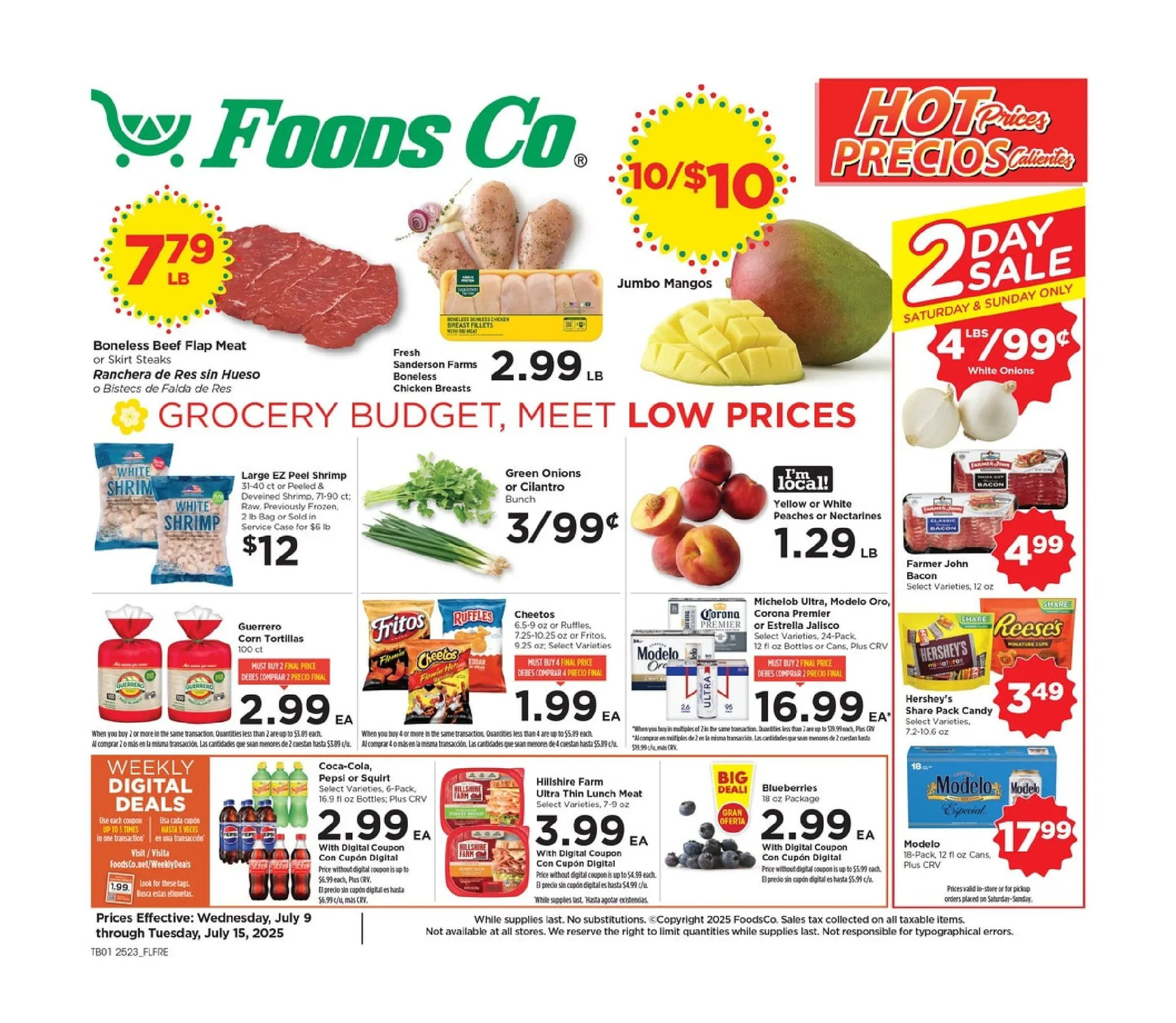Weekly ad Foods Co. Sales from July 9 to July 15 2025 - Page 