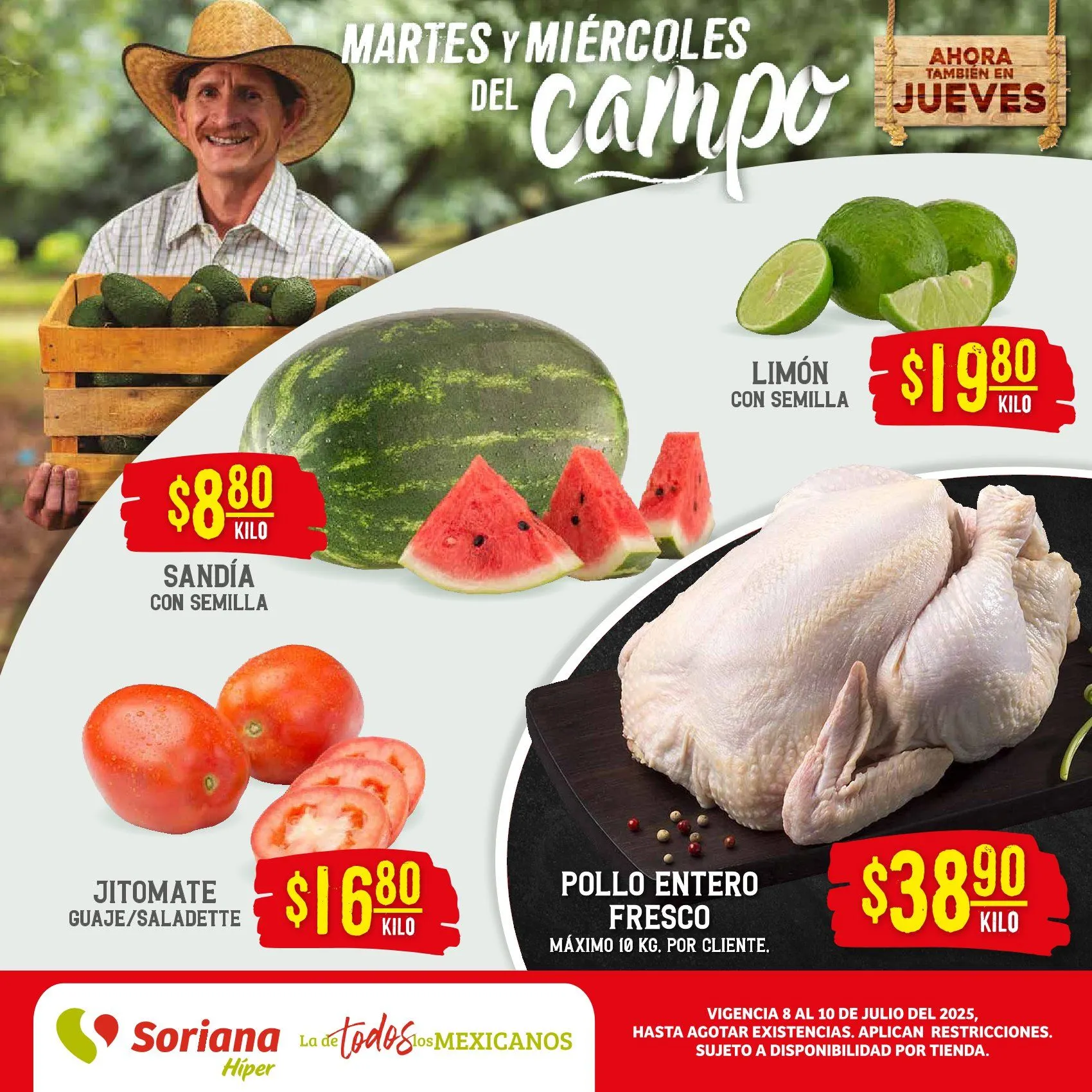 Catálogo de Soriana ofertas 9 de julio al 10 de julio 2025 - Pagina 1
