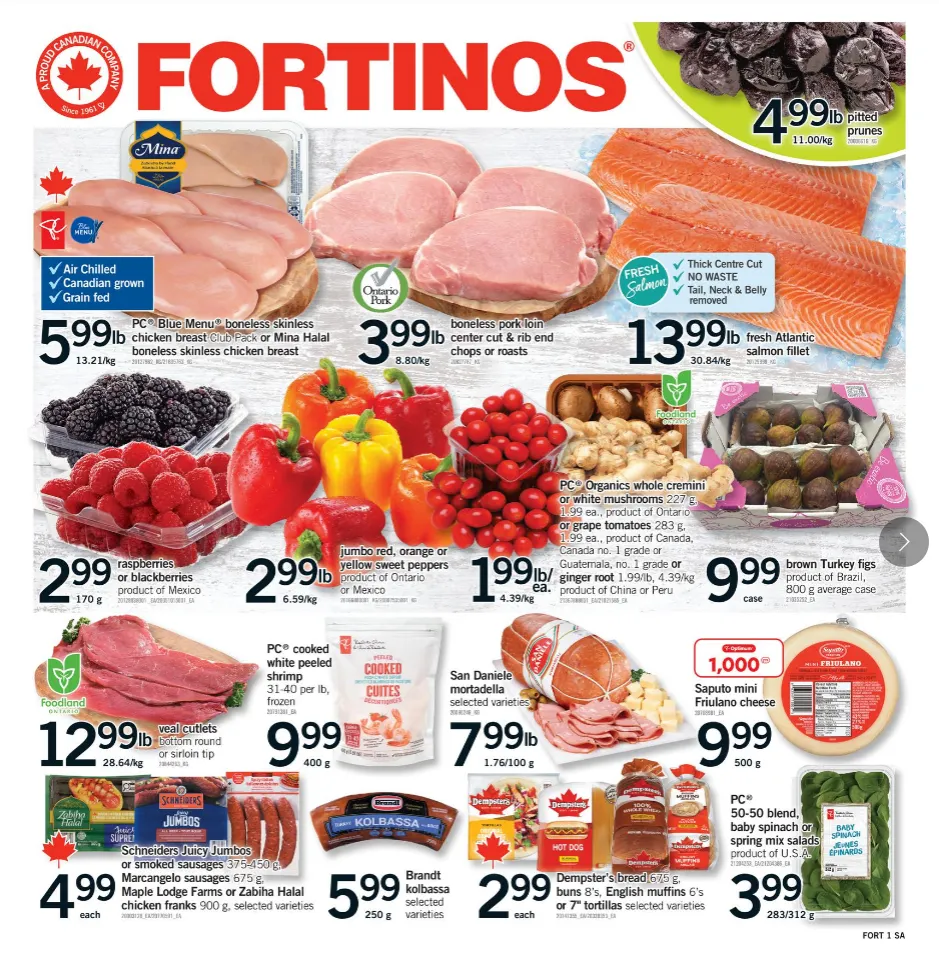Fortinos Sales from April 16 to April 22 2026 - flyer page 