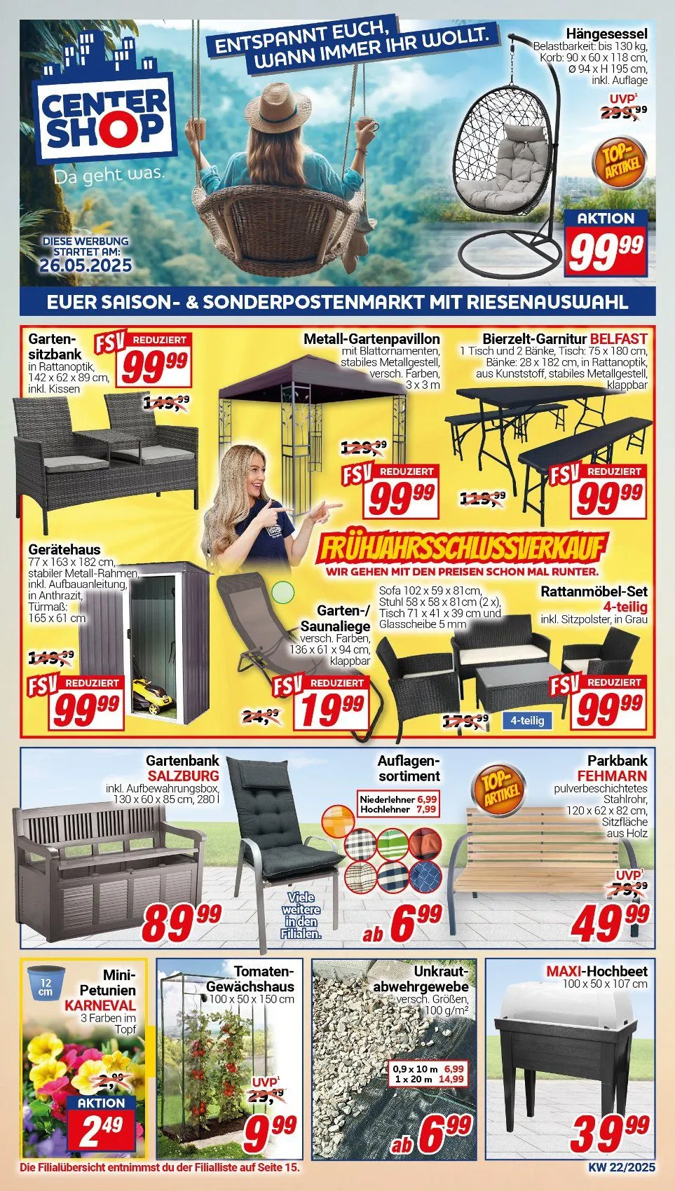 CENTERSHOP Prospekt von 30. Mai bis 31. Mai 2025 - Prospekt seite