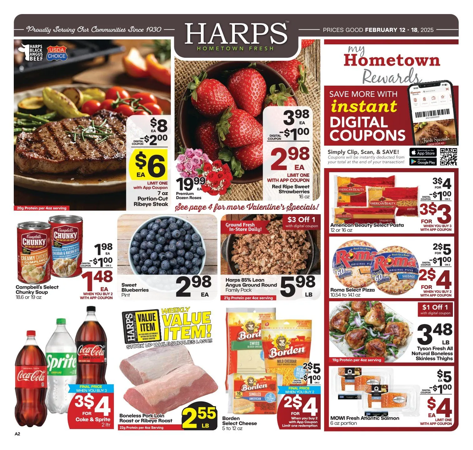 Weekly ad Harps Foods Sales from February 12 to February 18 2025 - Page 3