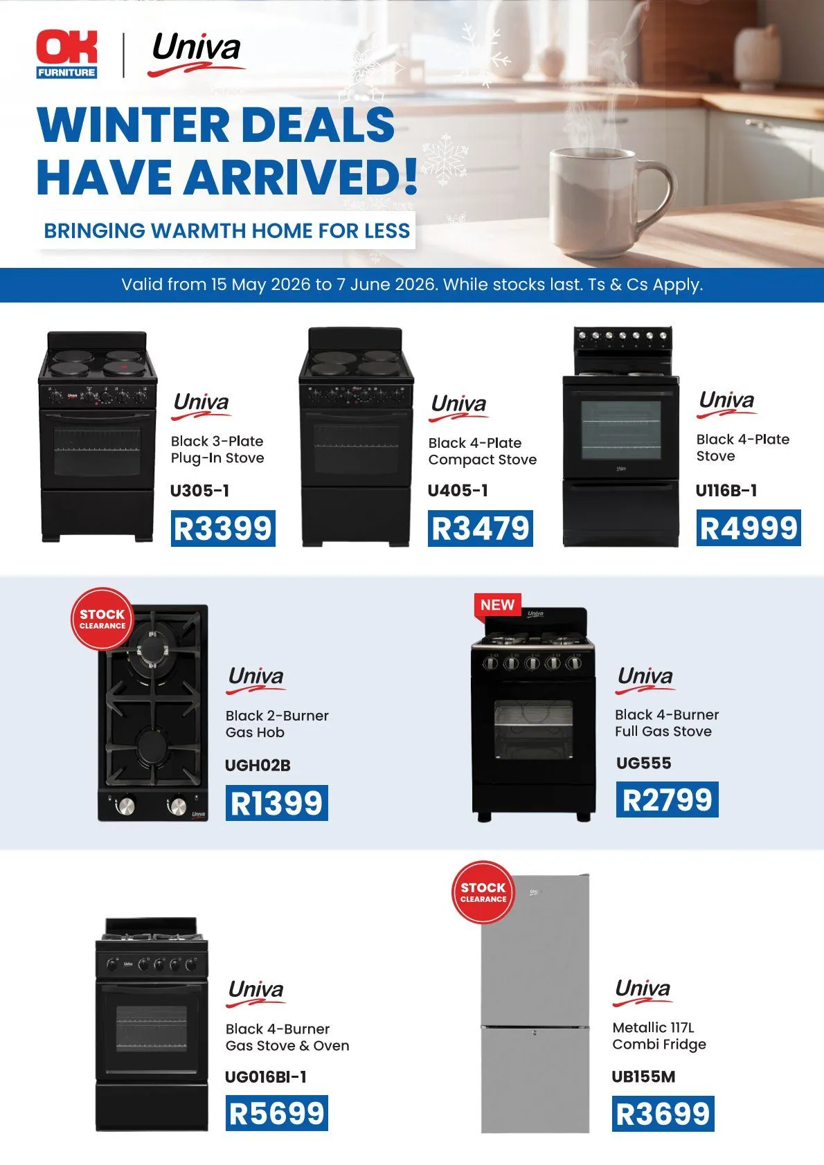 OK Furniture Sales from 15 May to 7 June 2026 - Catalogue Page 1