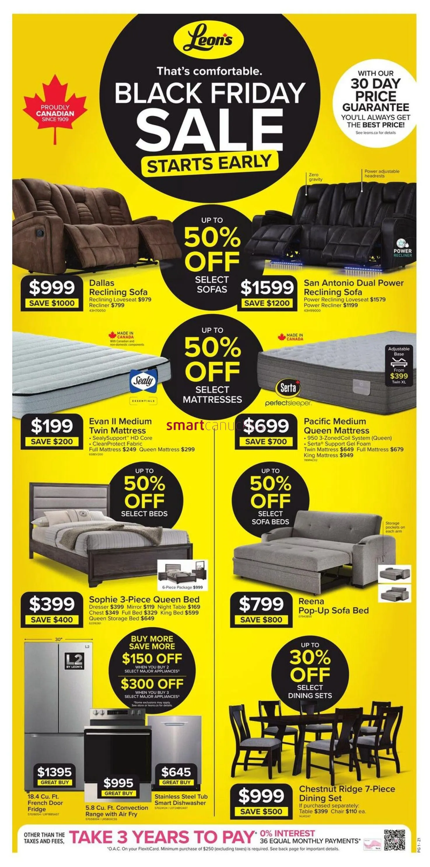 Leon's Sales from October 30 to November 19 2025 - flyer page