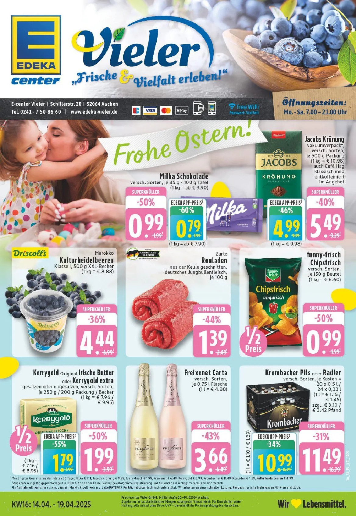 Edeka Angebote von 14. April bis 19. April 2025 - Prospekt seite 1