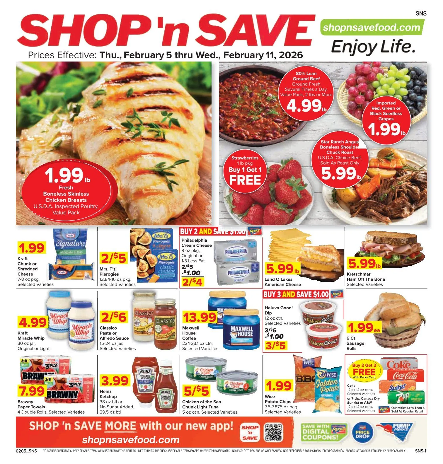 Weekly ad Shop'n Save Sales from January 5 to February 11 2026 - Page 1
