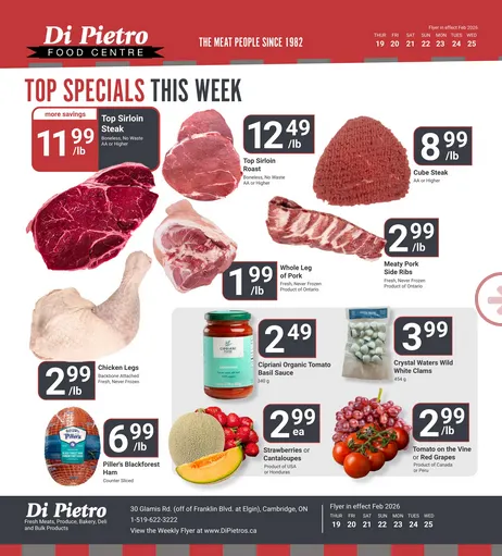 Di Pietro Sales from February 19 to February 25 2026 - flyer page