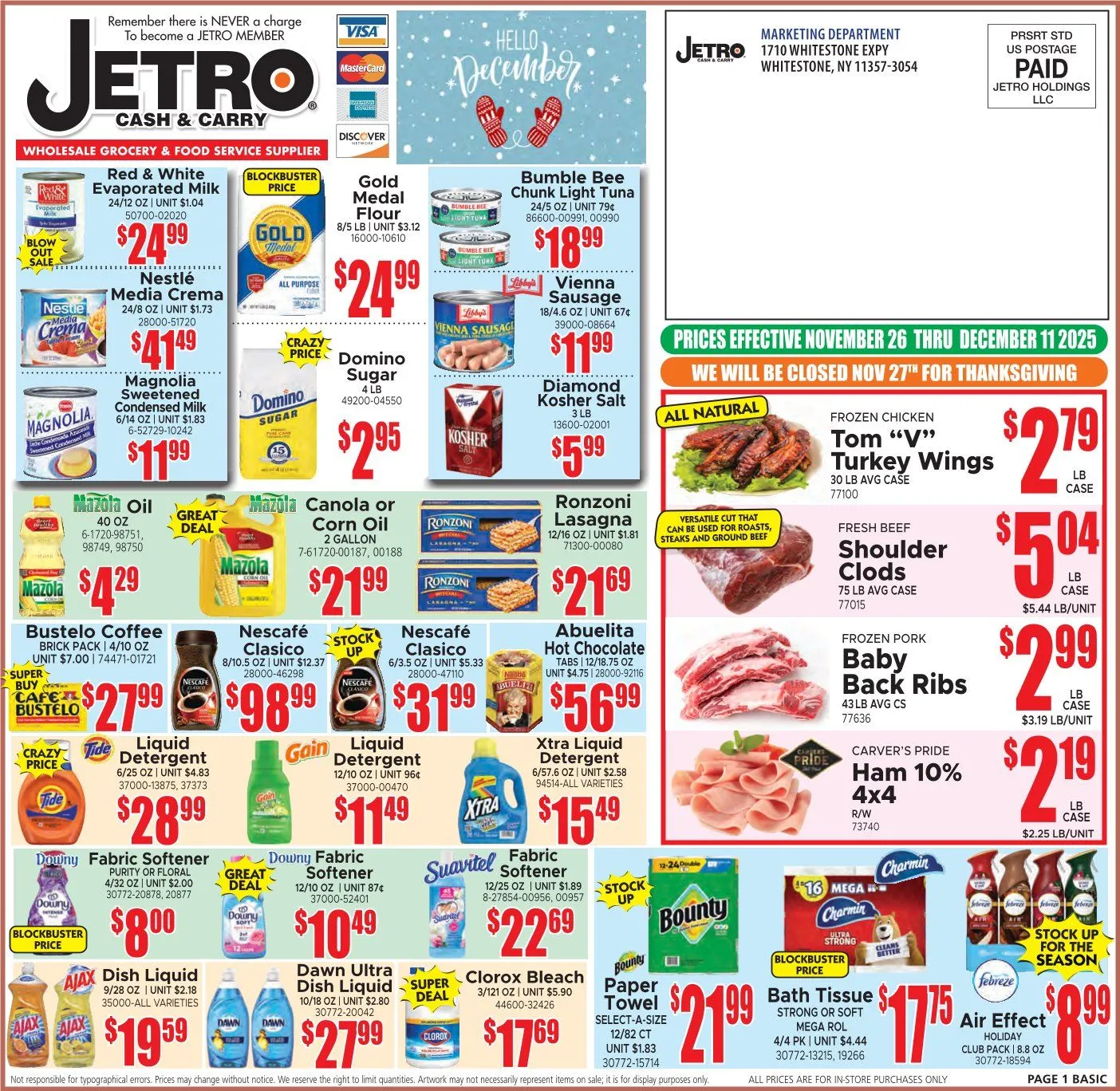 Weekly ad Jetro Sales from November 26 to December 11 2025 - Page 