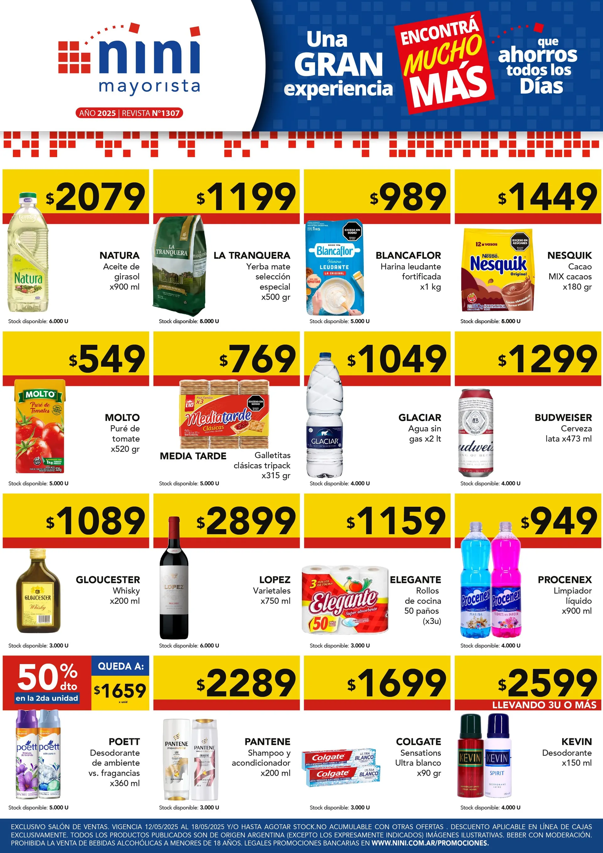 Ofertas de Nini Mayorista Ofertas 12 de mayo al 18 de mayo 2025 - Página 1 del catálogo