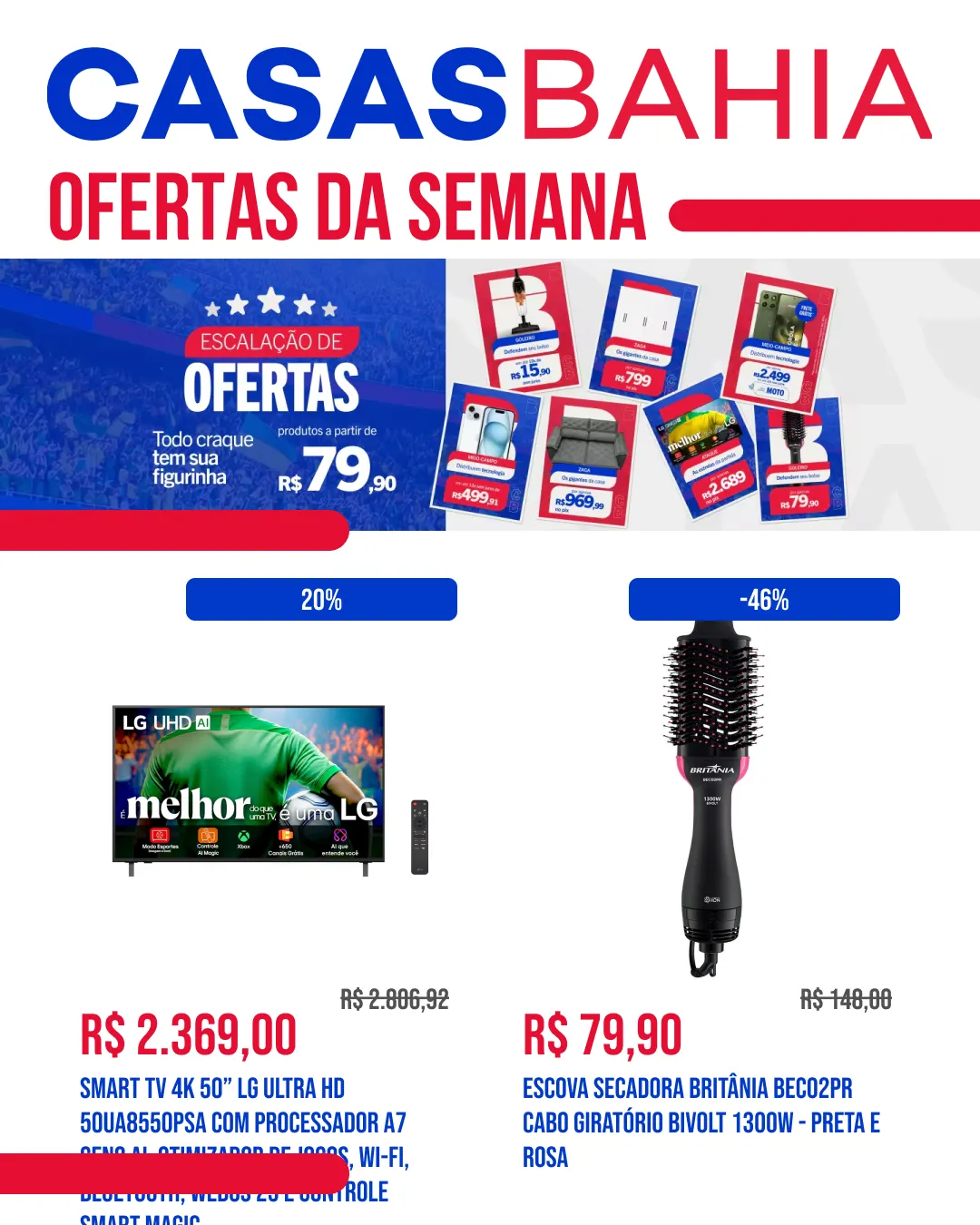 Encarte de Casas Bahia Ofertas 20 de maio até 8 de junho 2026 - Pagina 1