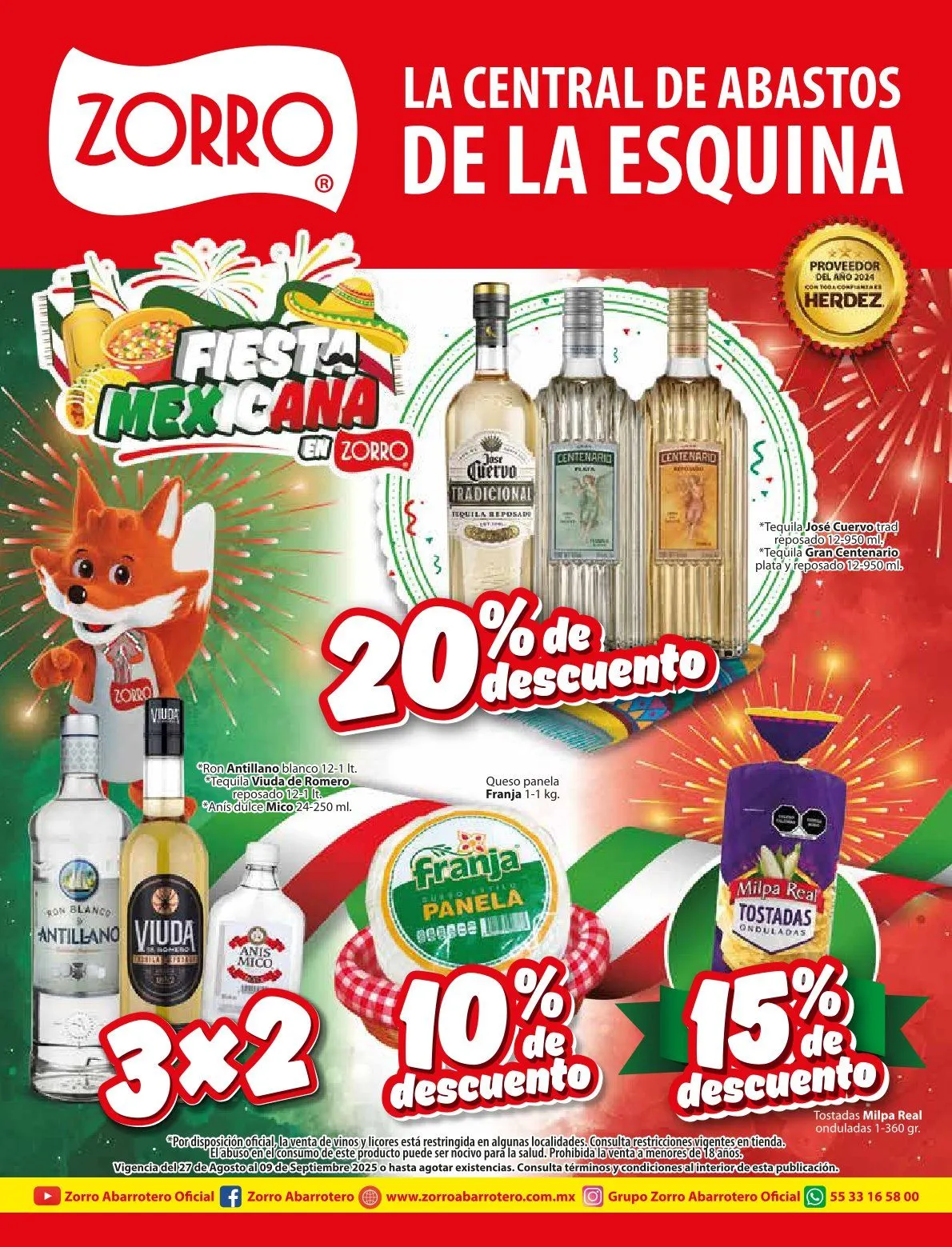 Catálogo de Zorro Ofertas 27 de agosto al 9 de septiembre 2025 - Pagina 1