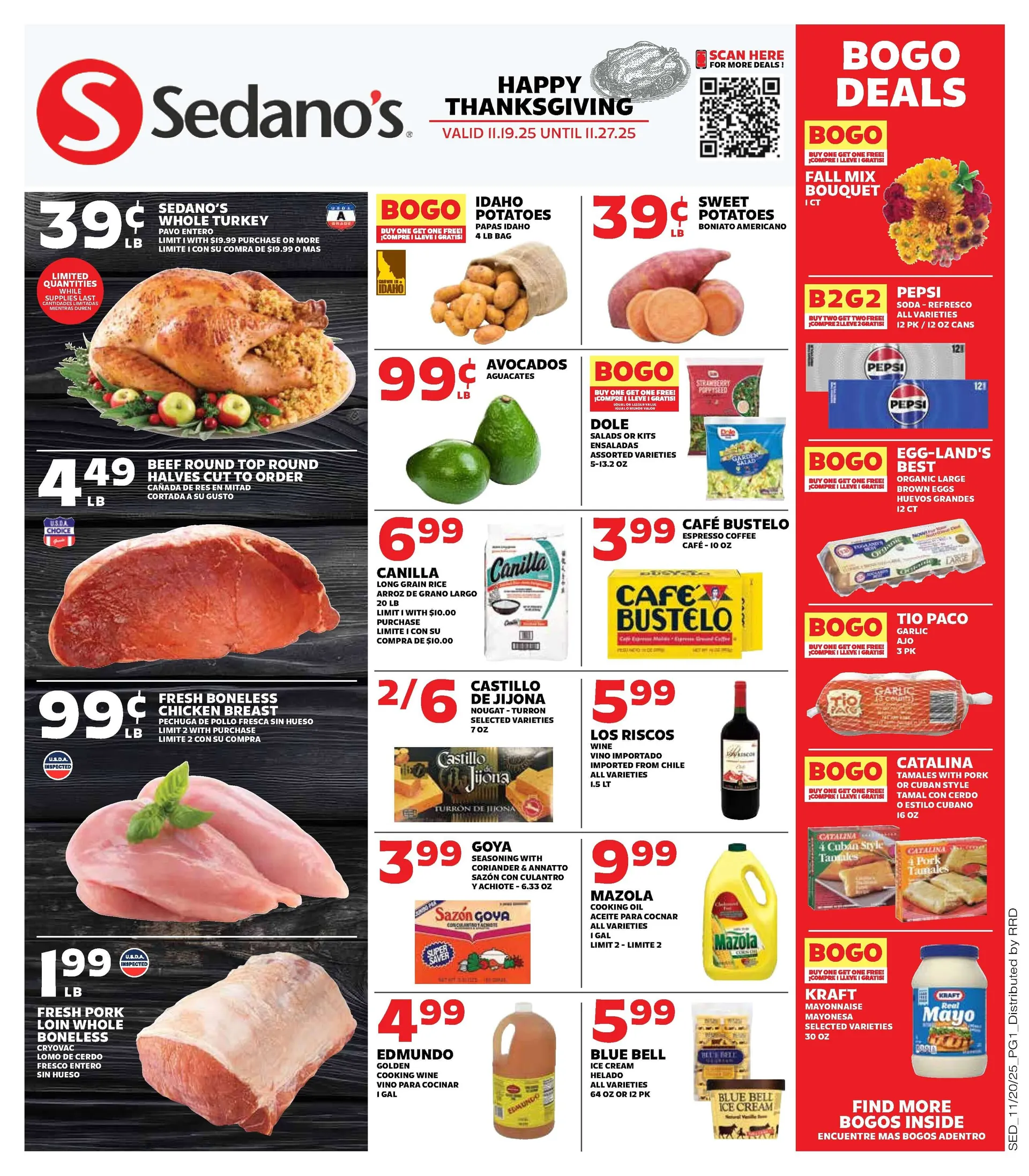Weekly ad  Sedano's Sales from November 19 to November 27 2025 - Page 1