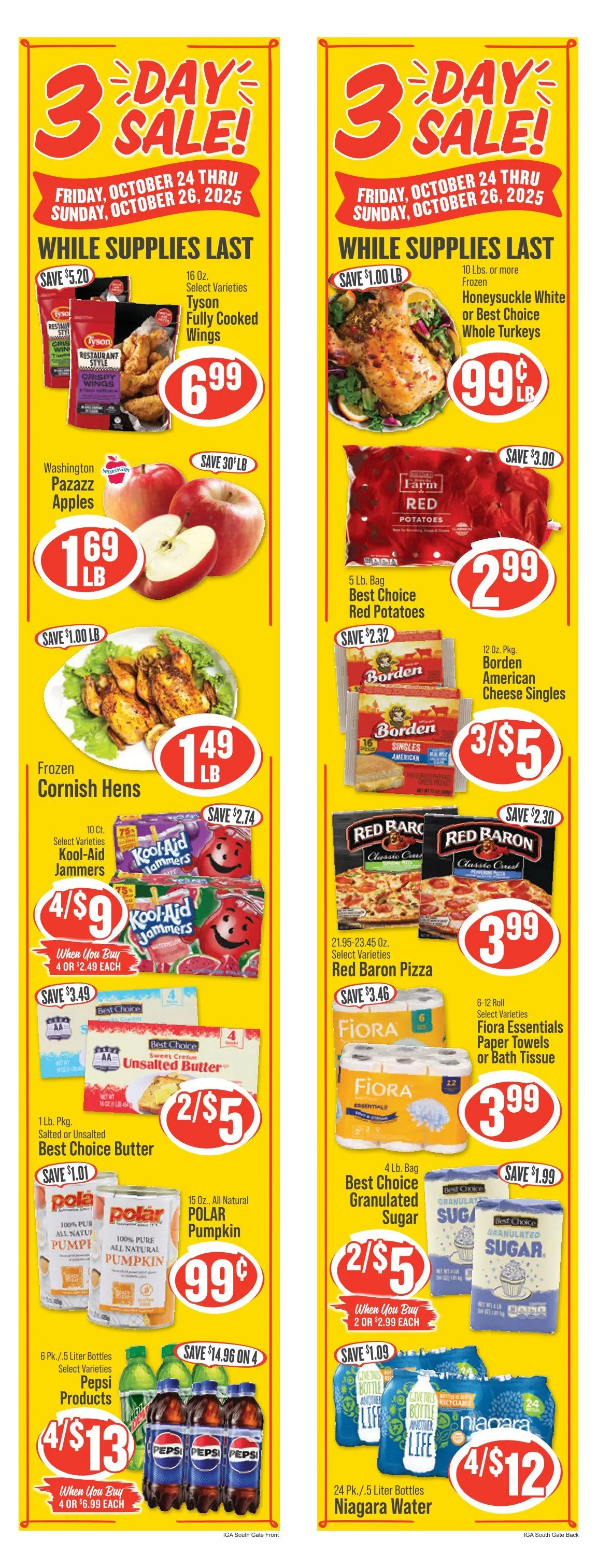 Weekly ad Hometown Market Sales from October 22 to October 28 2025 - Page 