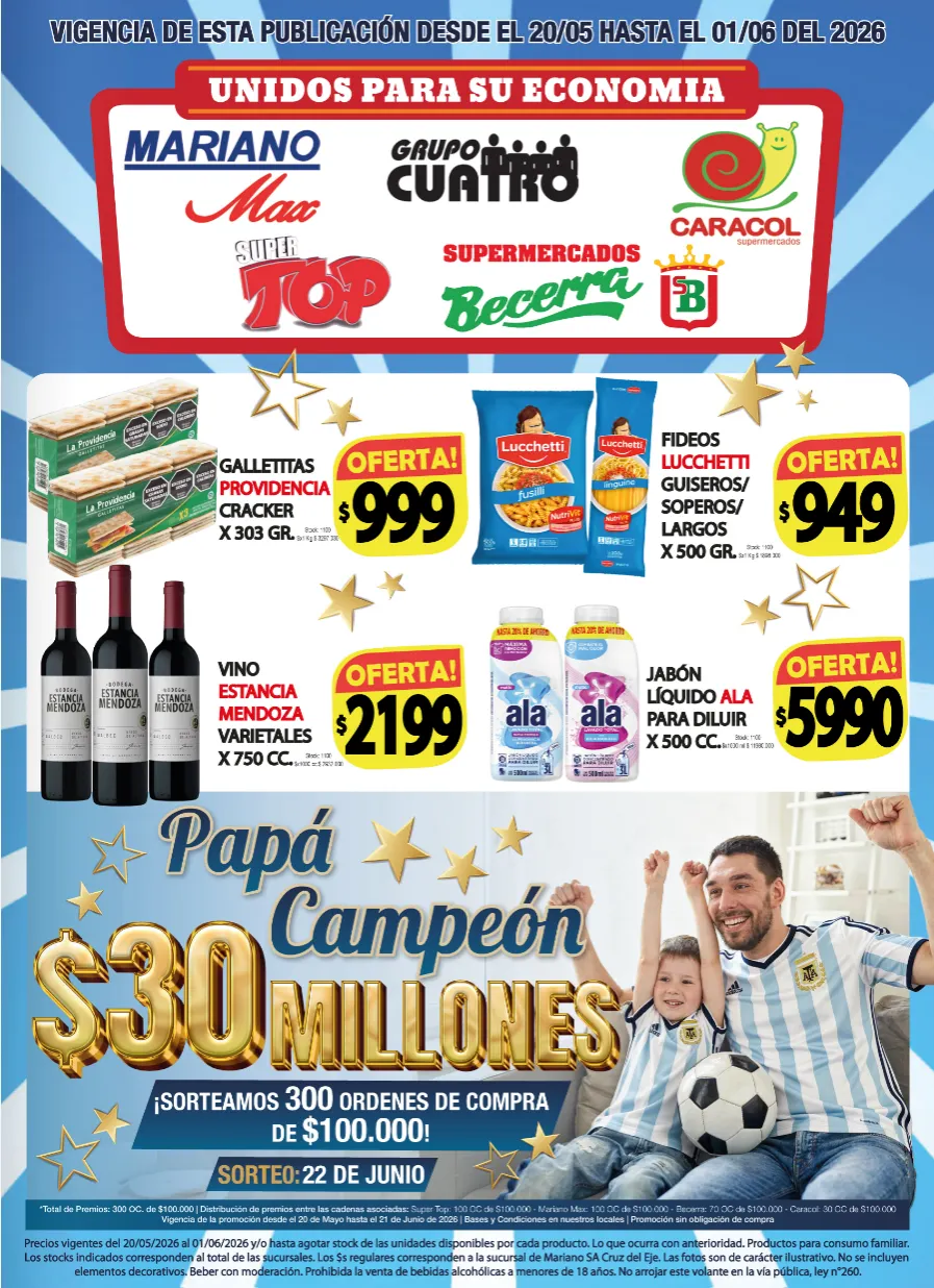 Ofertas de Mariano Max Ofertas 20 de mayo al 1 de junio 2026 - Página 1 del catálogo