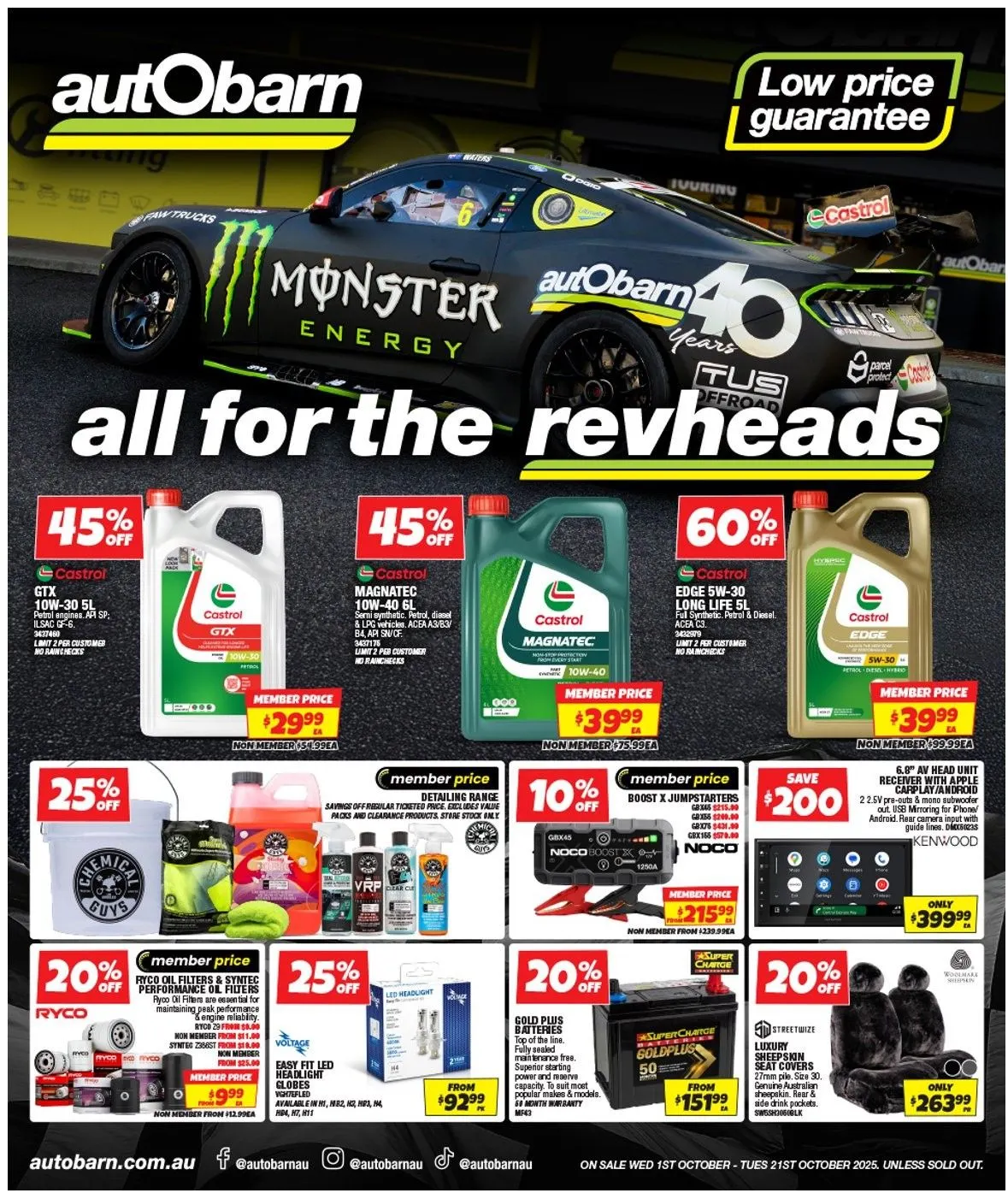  Autobarn catalogues - Catalogue valid from 1 October to 21 October 2025 - page 1