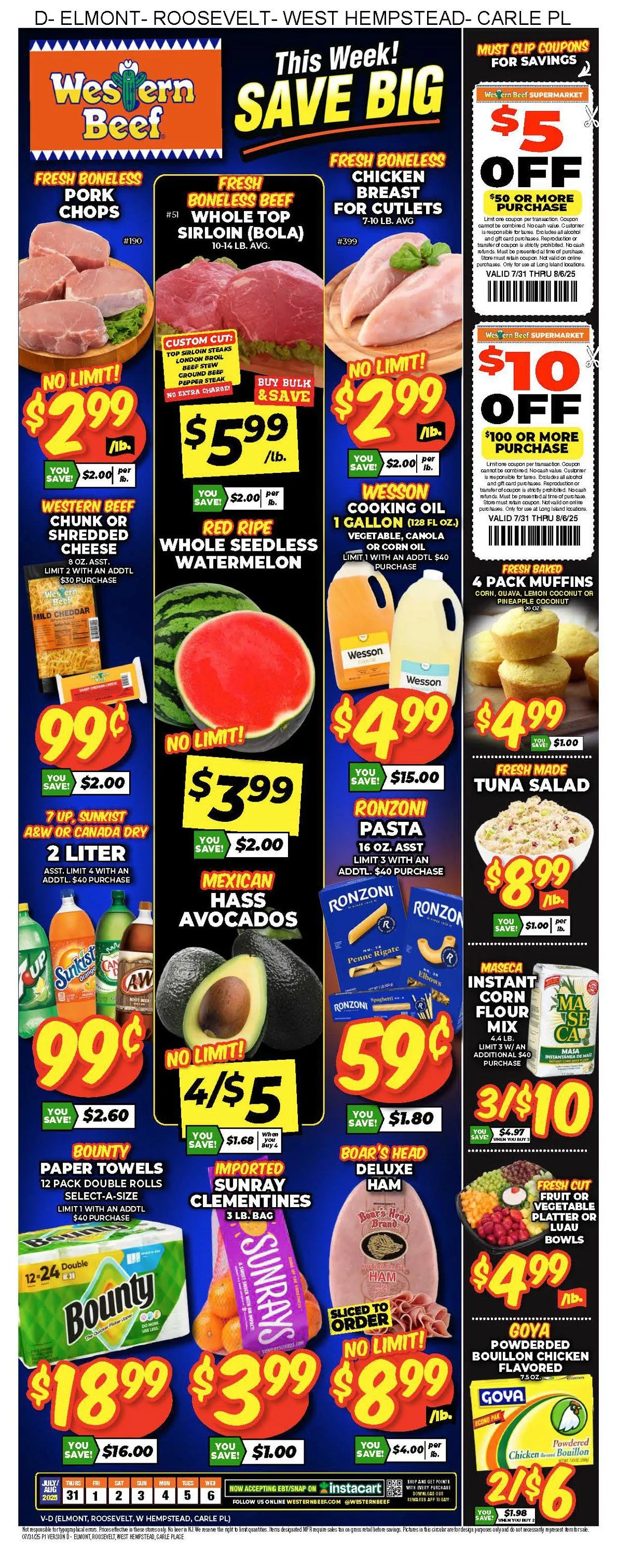 Weekly ad Western Beef Sales from July 31 to August 6 2025 - Page