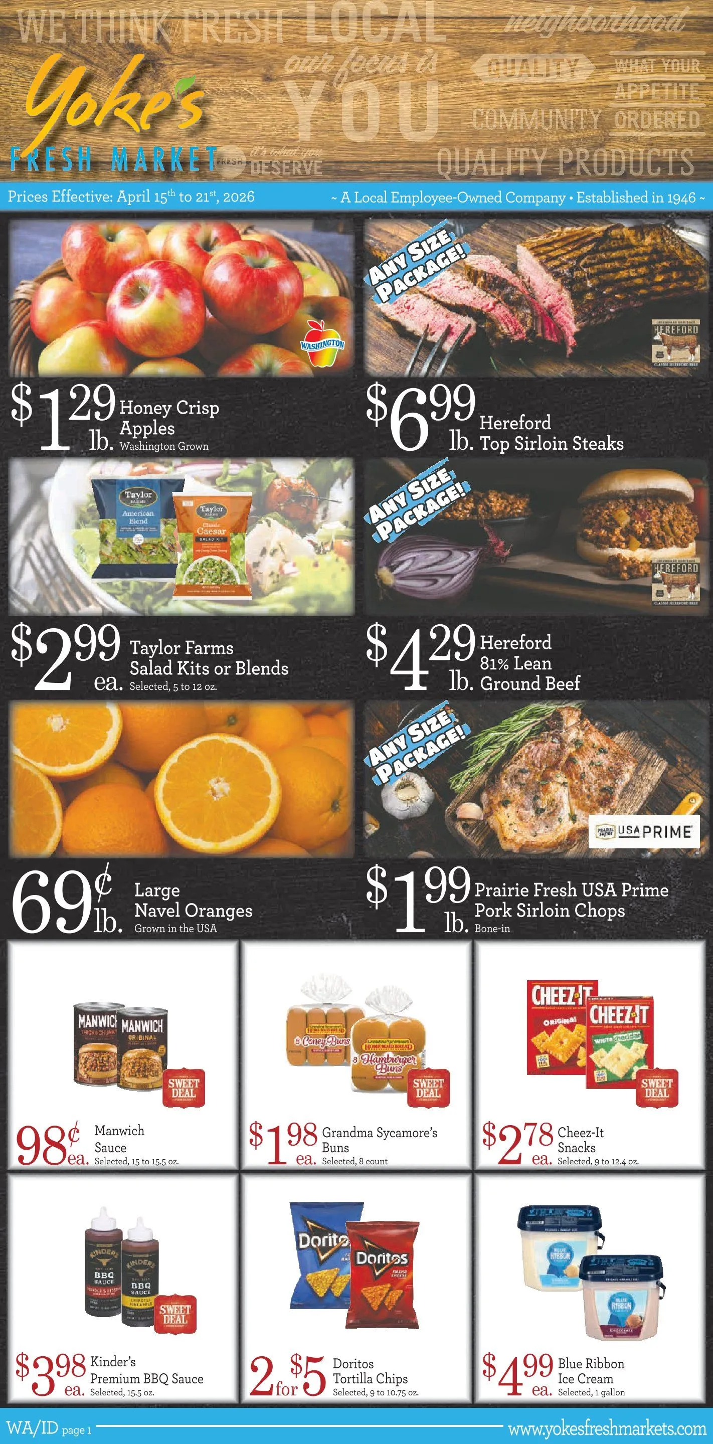 Weekly ad Yoke's Fresh Market weekly ads from April 15 to April 21 2026 - Page 
