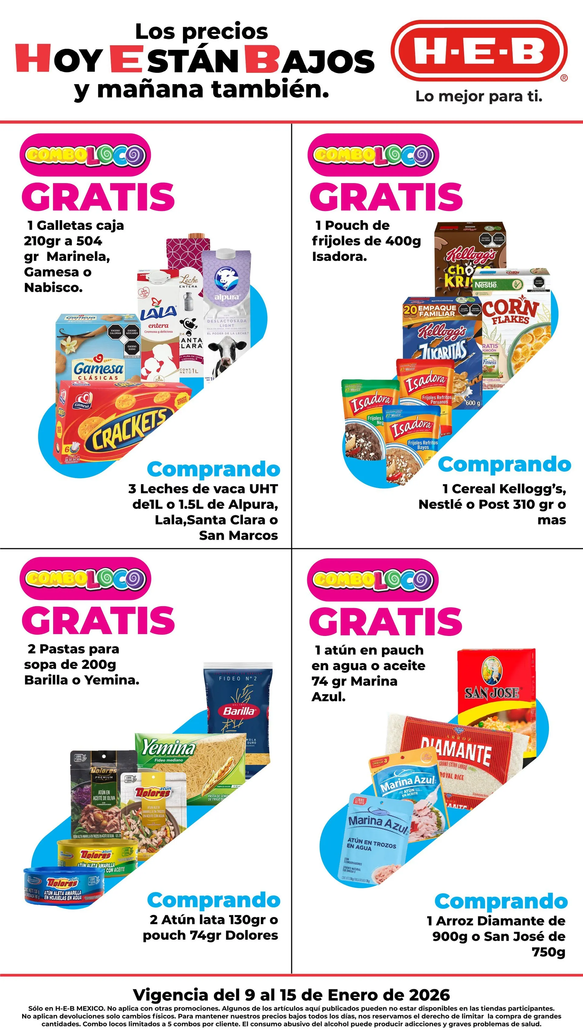Catálogo de H-E-B Ofertas 9 de enero al 15 de enero 2026 - Pagina 1