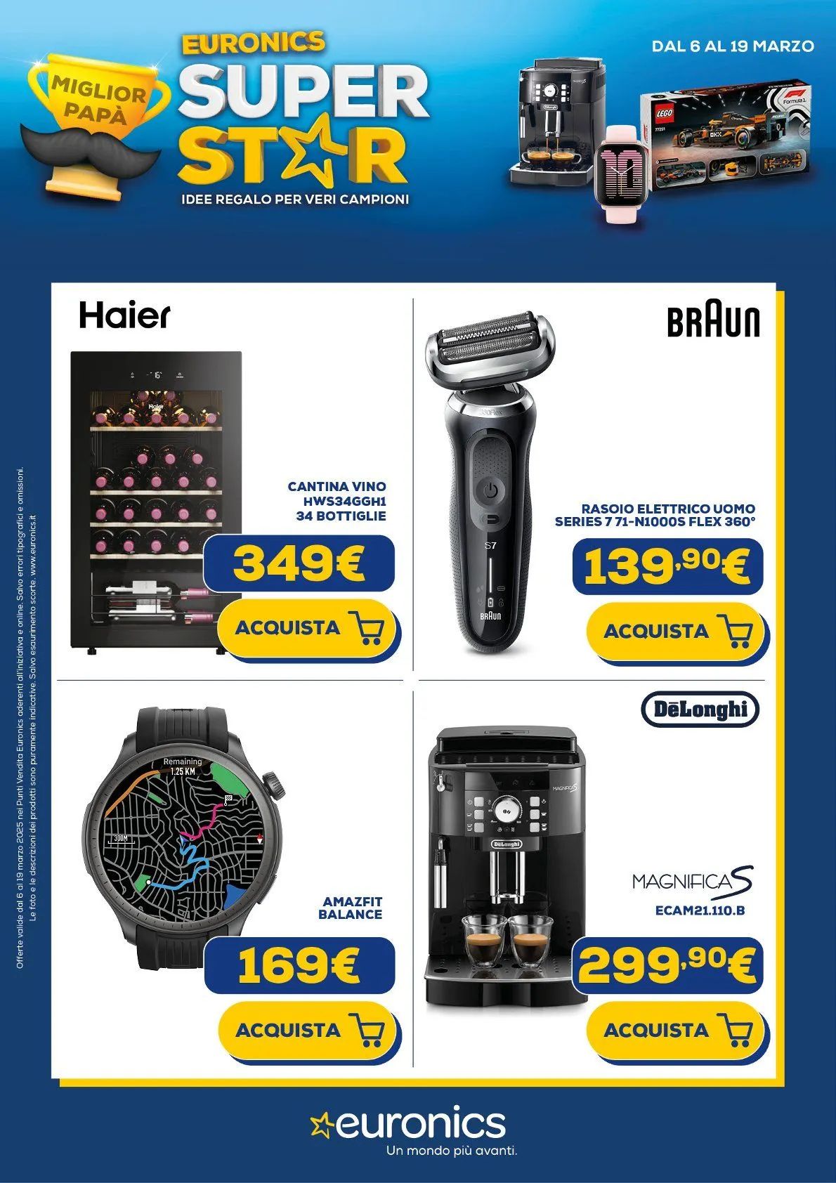 Euronics Volantino da 6 marzo a 19 marzo di 2025 - Pagina del volantino 1