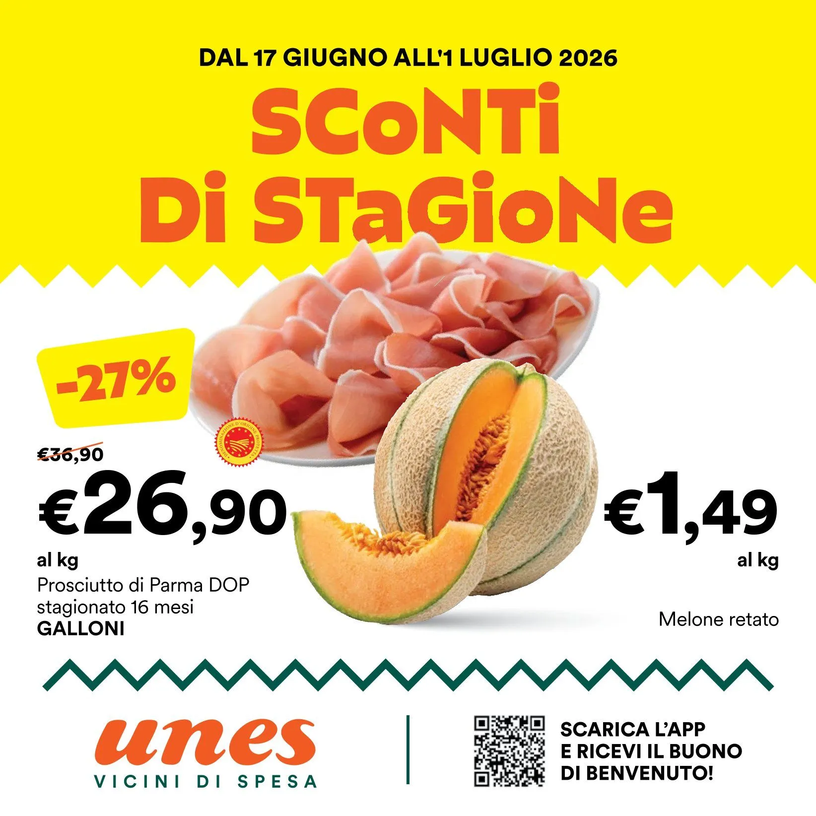 Volantini Unes da 17 giugno a 1 luglio di 2026 - Pagina del volantino 