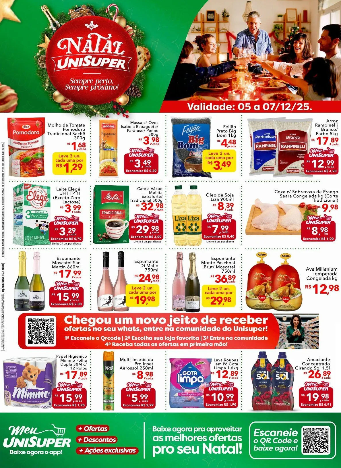 Encarte de UniSuper Ofertas 5 de dezembro até 7 de dezembro 2025 - Pagina