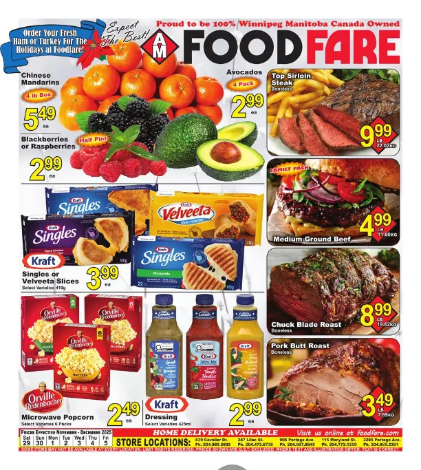 Food Fare Sales from November 29 to December 5 2025 - flyer page 