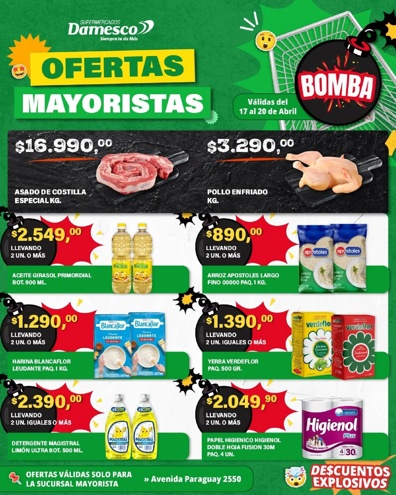 Ofertas de Ofertas Damesco 17 de abril al 20 de abril 2026 - Página 1 del catálogo