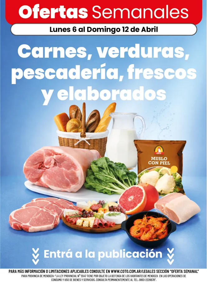 Ofertas de Coto Ofertas 6 de abril al 12 de abril 2026 - Página 1 del catálogo