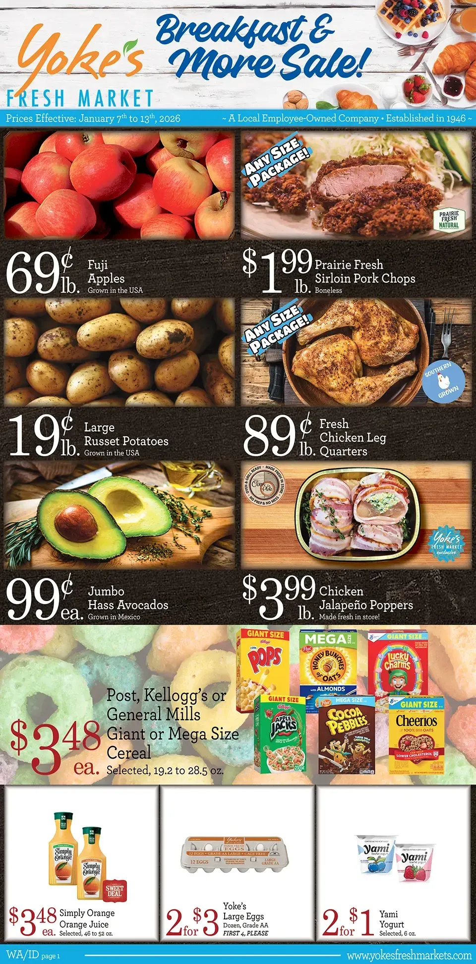 Weekly ad Yoke's Fresh Market Sales from January 7 to January 13 2026 - Page 