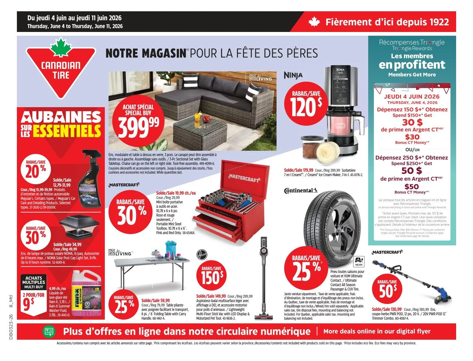 Canadian Tire Sales from June 4 to June 11 2026 - flyer page 1