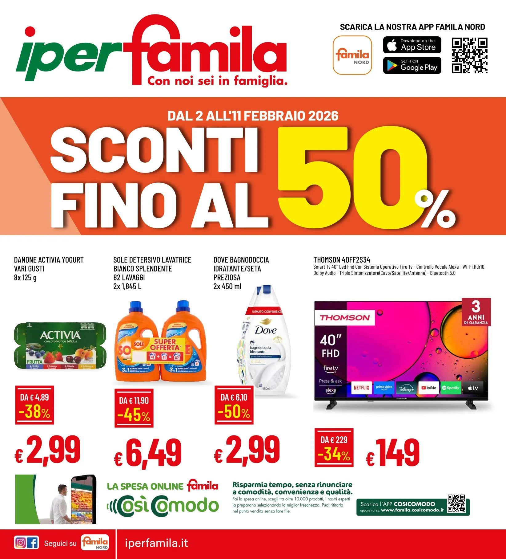  Volantini IperFamila da 2 febbraio a 11 febbraio di 2026 - Pagina del volantino 