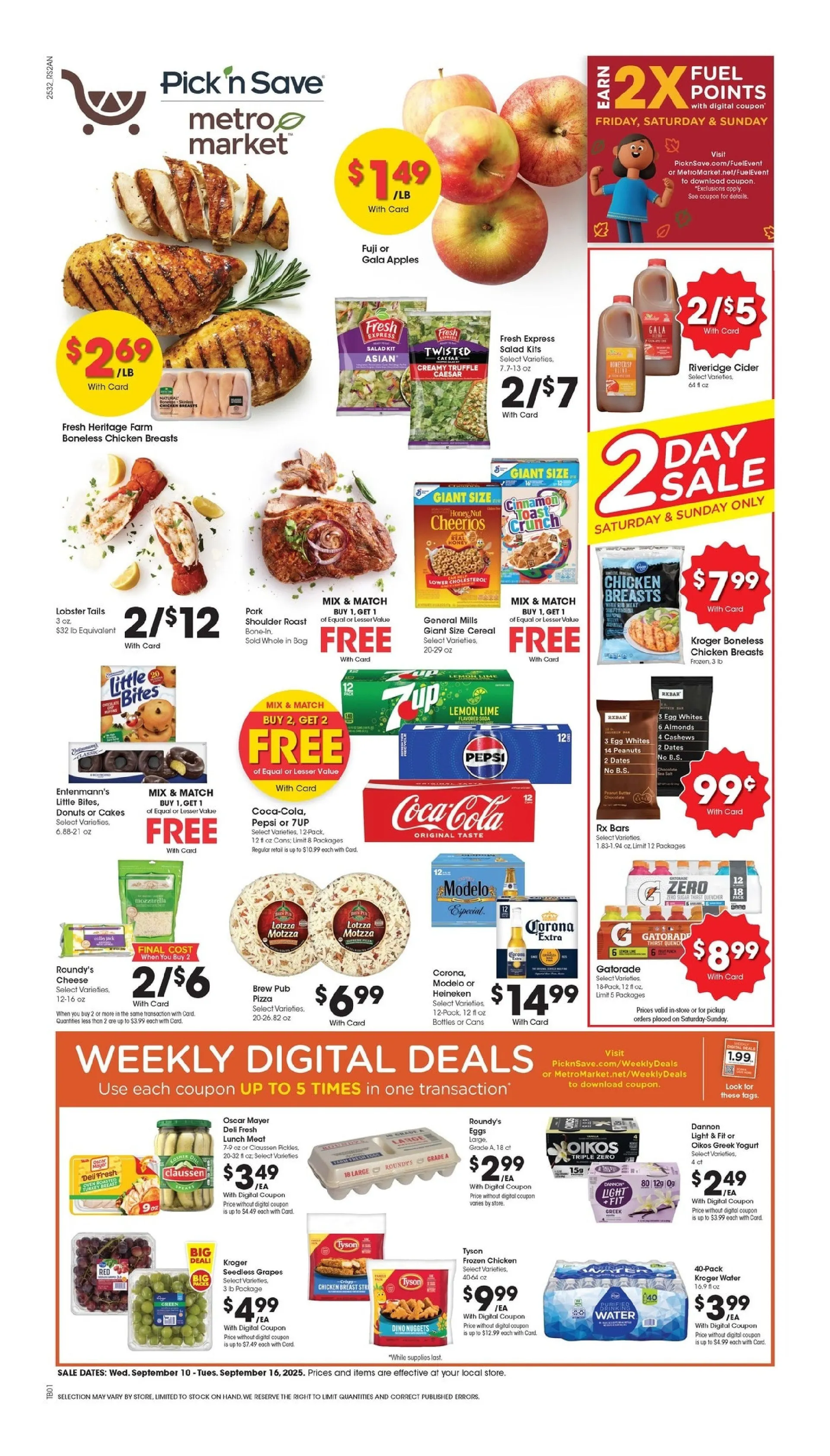 Weekly ad Pick 'n Save Sales from September 10 to September 16 2025 - Page 1
