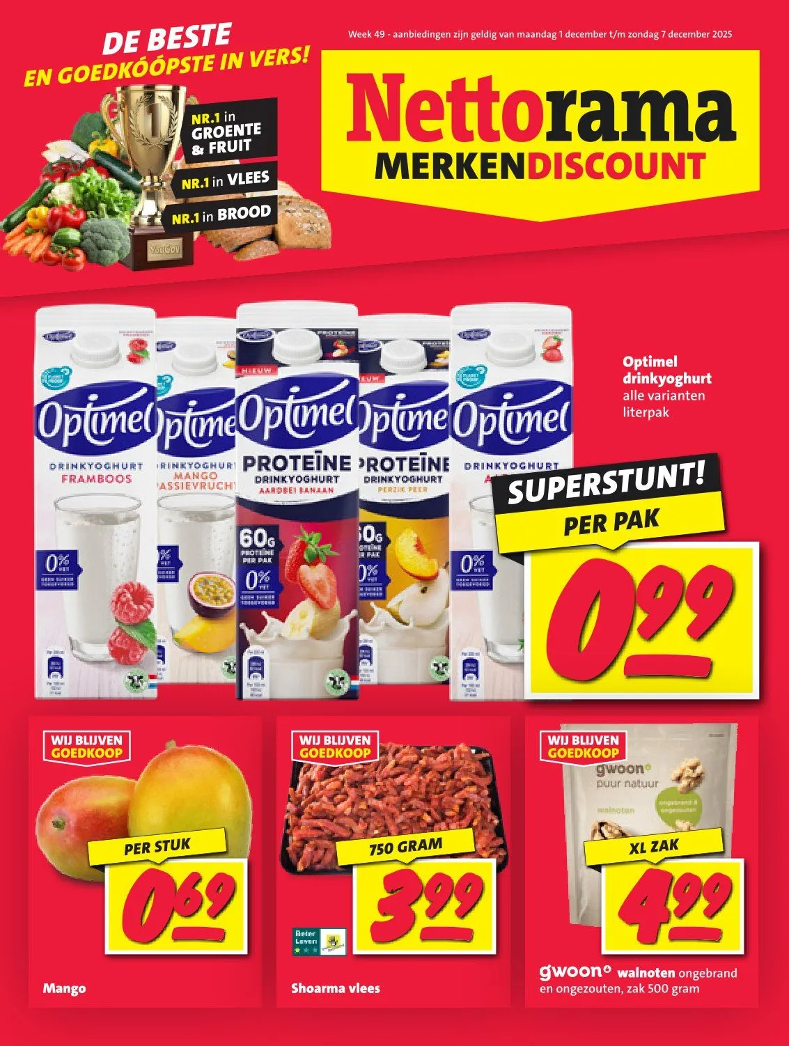 Nettorama Folfer van 1 december tot 7 december 2025 - Folder pagina