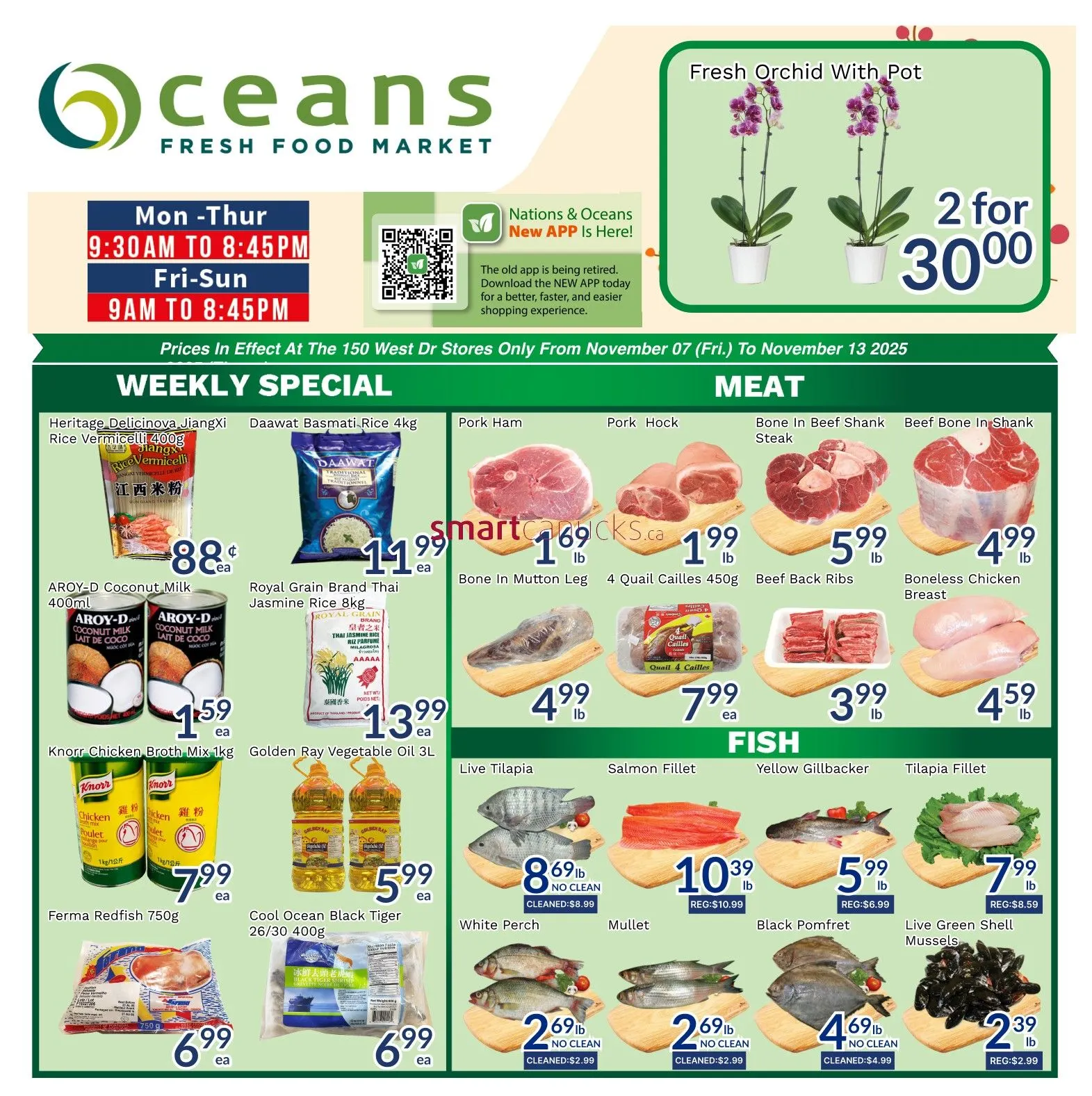 Oceans flyers  from November 7 to November 13 2025 - flyer page 1