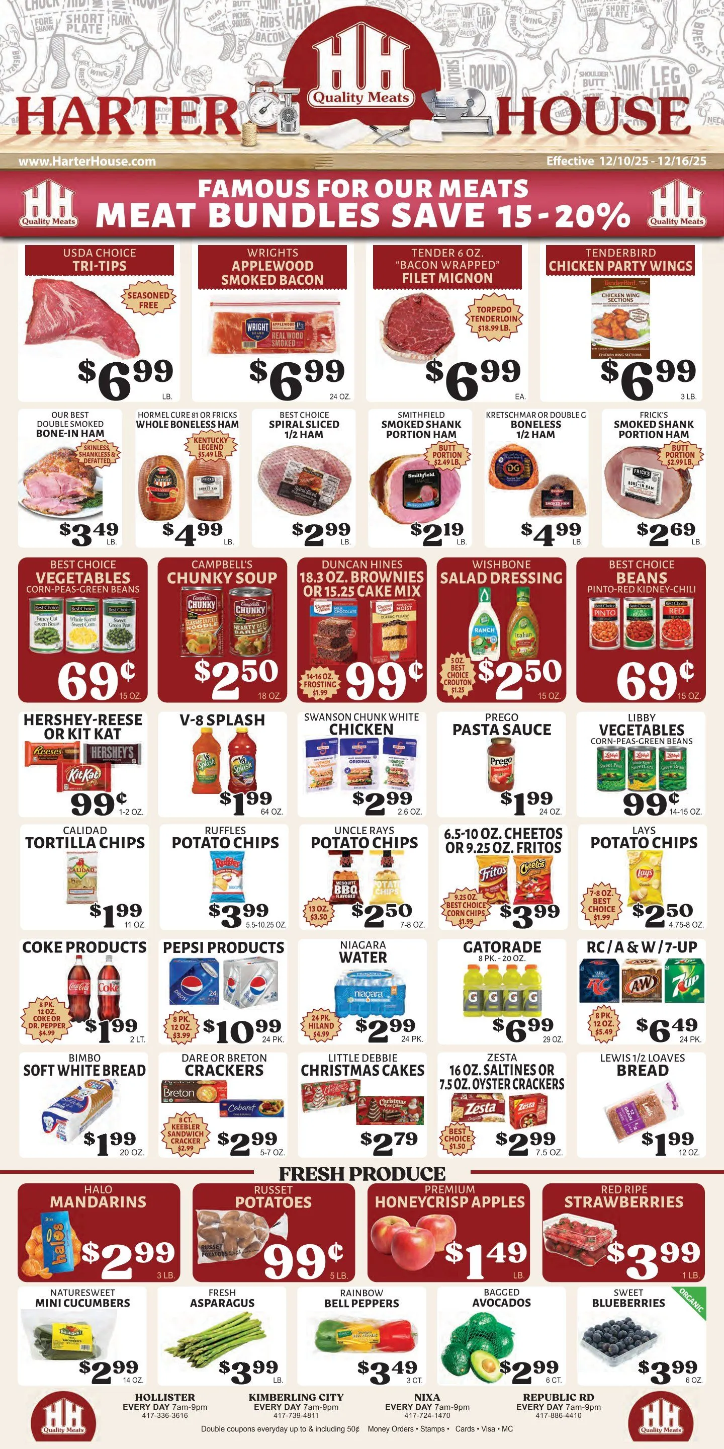 Weekly ad Harter House Sales from December 10 to December 16 2025 - Page 1